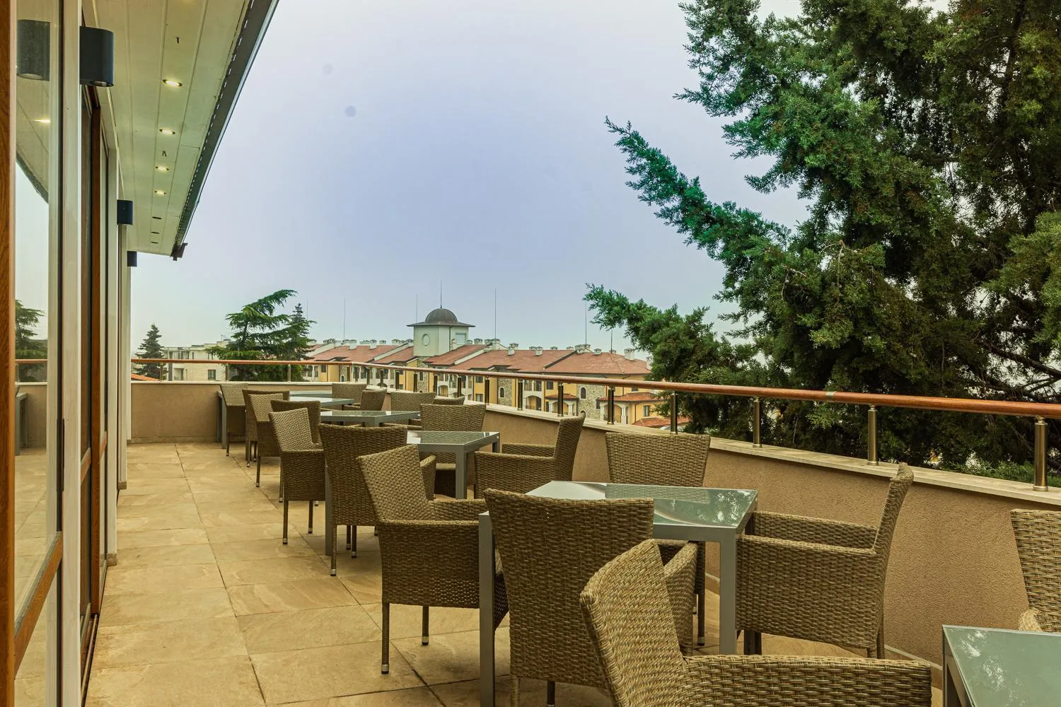 Balcony/Terrace in Vemara City Boutique Hotel-free parking