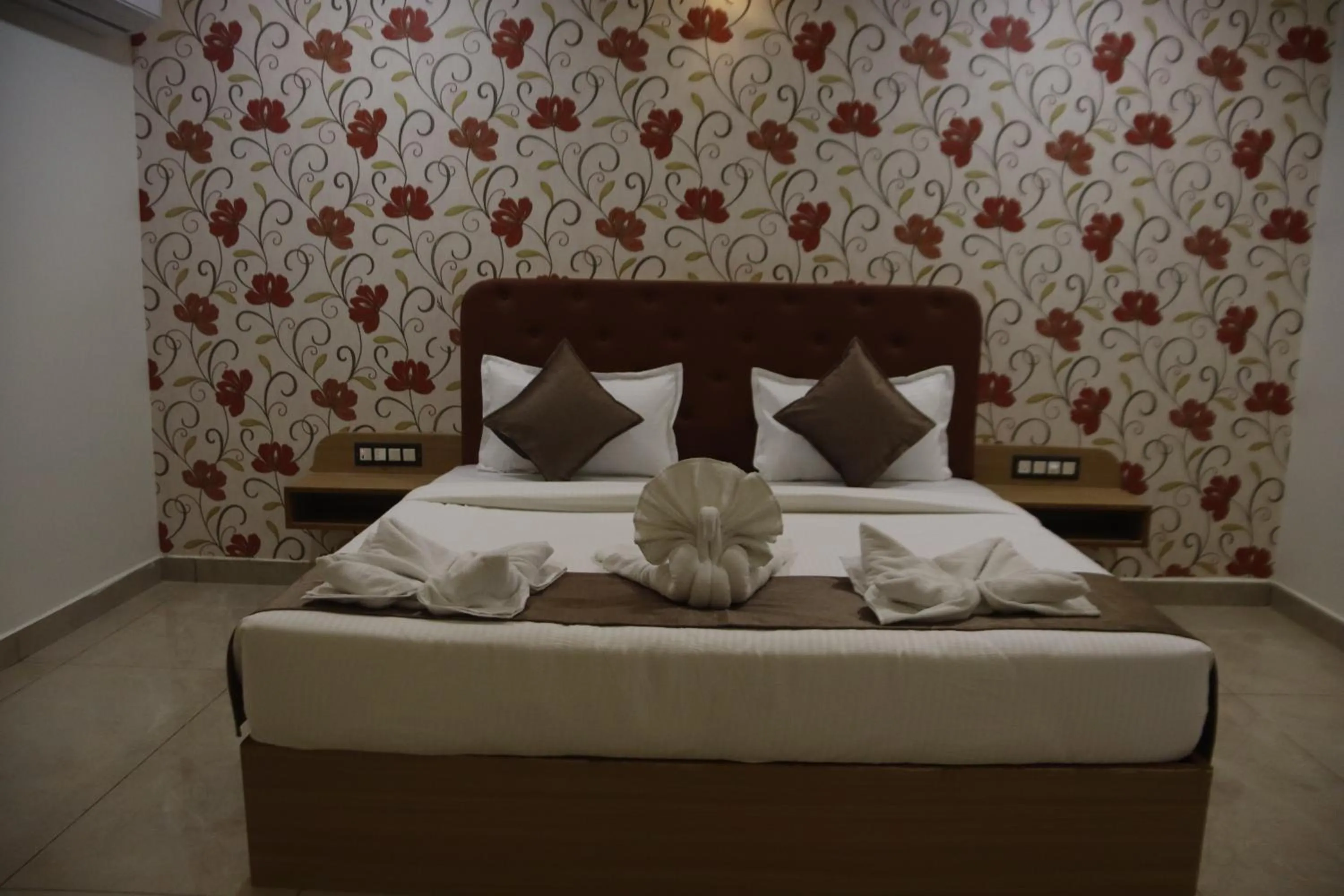 Bedroom in The Sky Comfort Beach Hotel, Dwarka