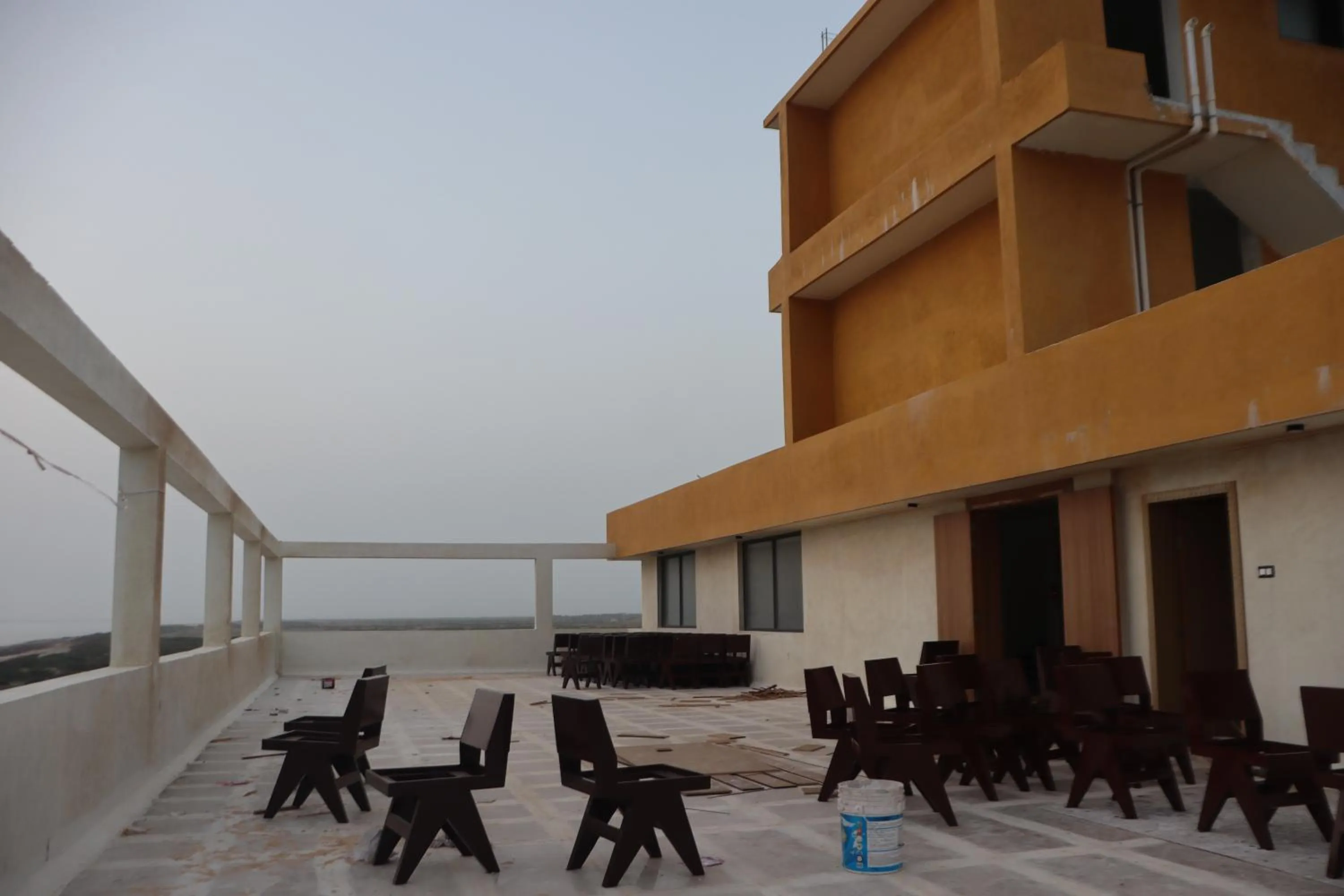 Balcony/Terrace in The Sky Comfort Beach Hotel, Dwarka