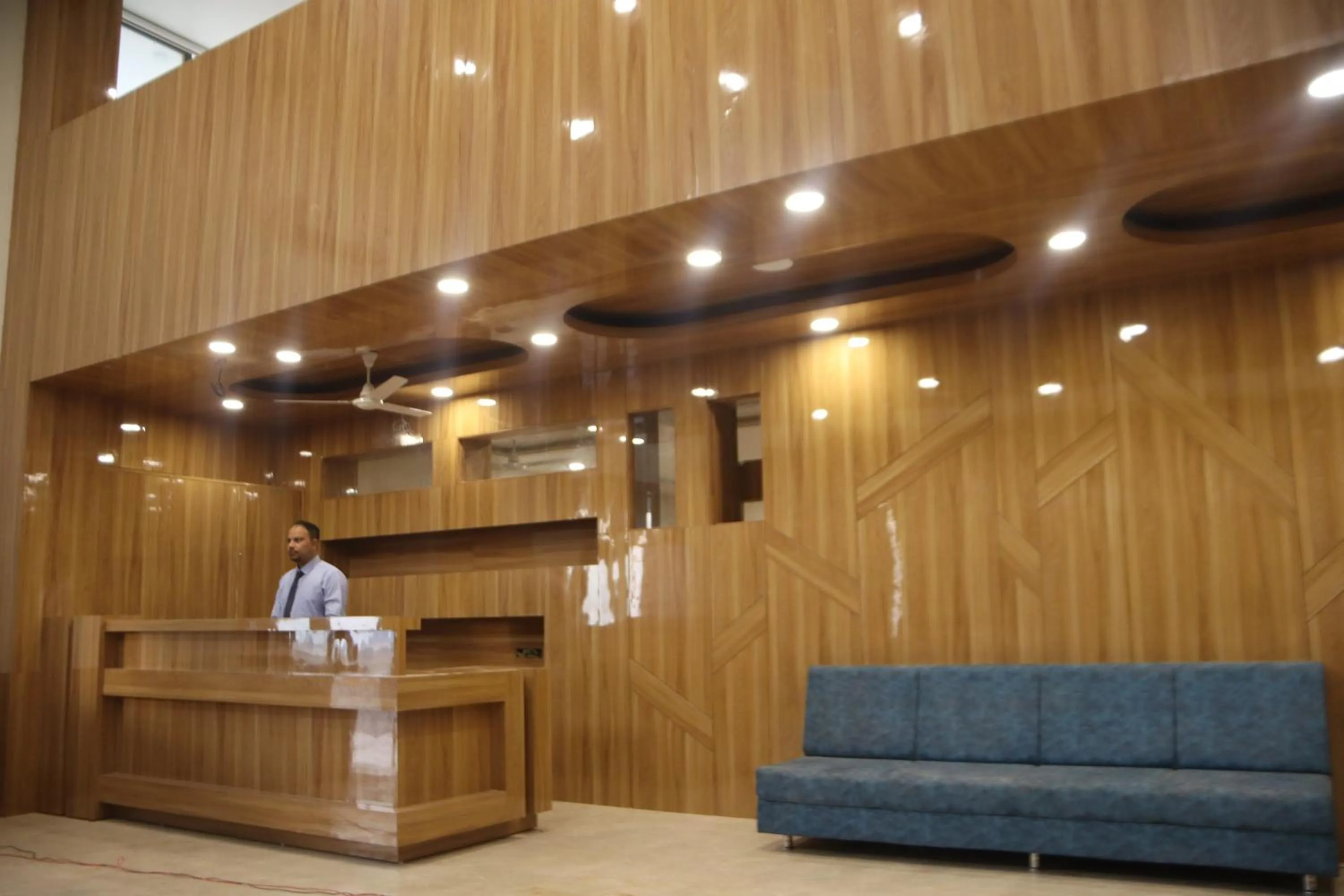 Lobby or reception in The Sky Comfort Beach Hotel, Dwarka