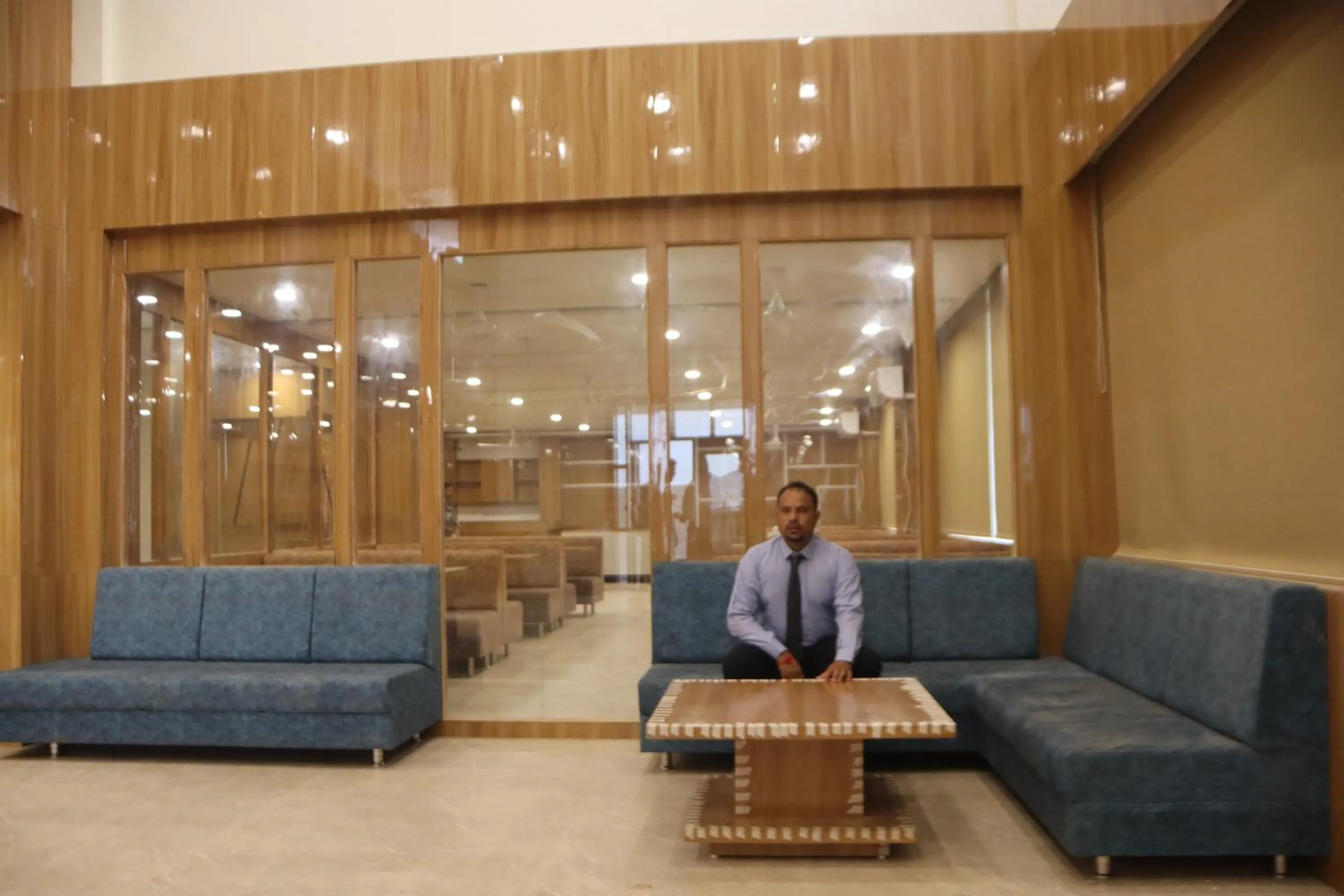Seating area in The Sky Comfort Beach Hotel, Dwarka
