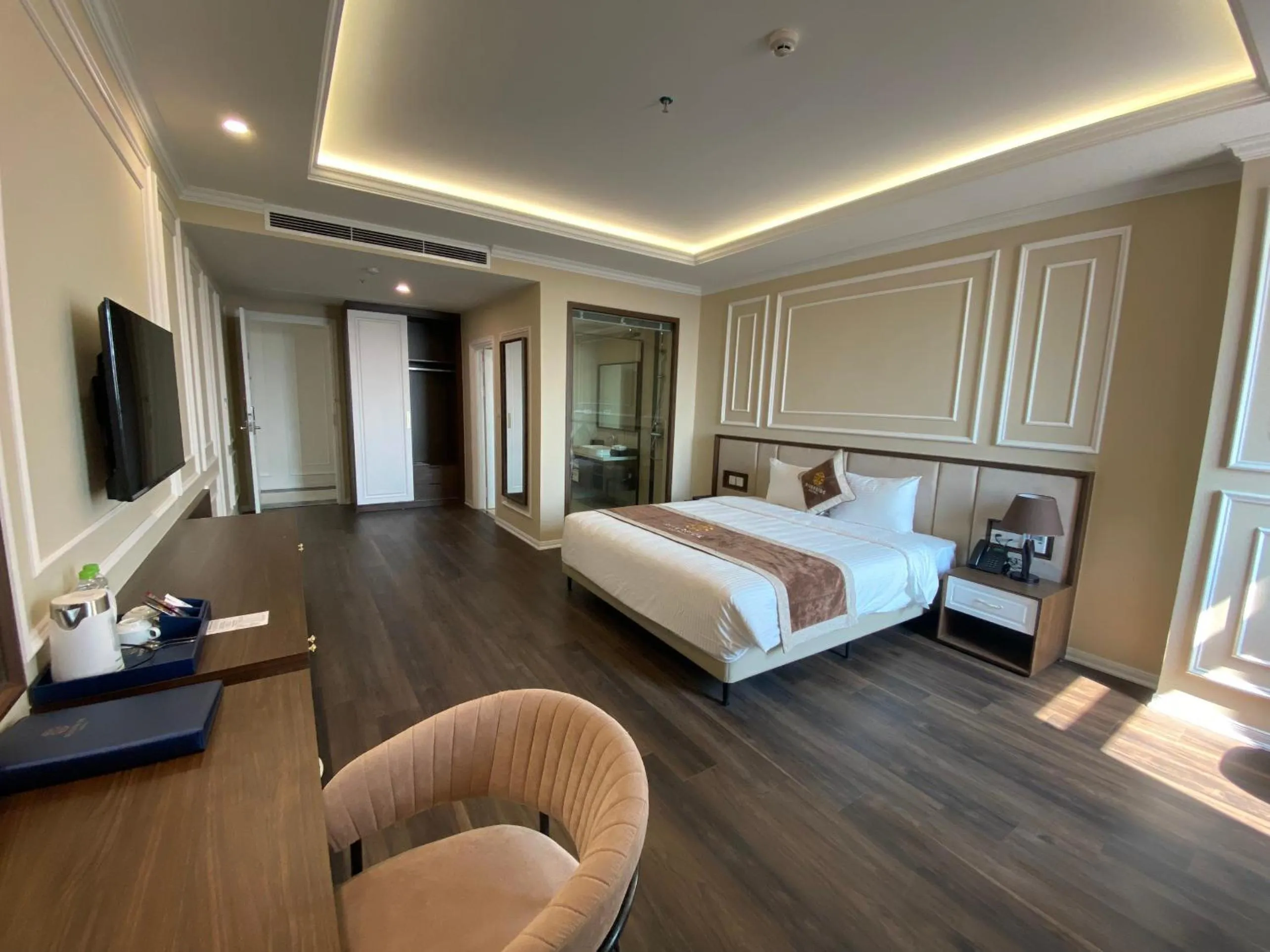 Bed in Riverside Hotel Hà Nam