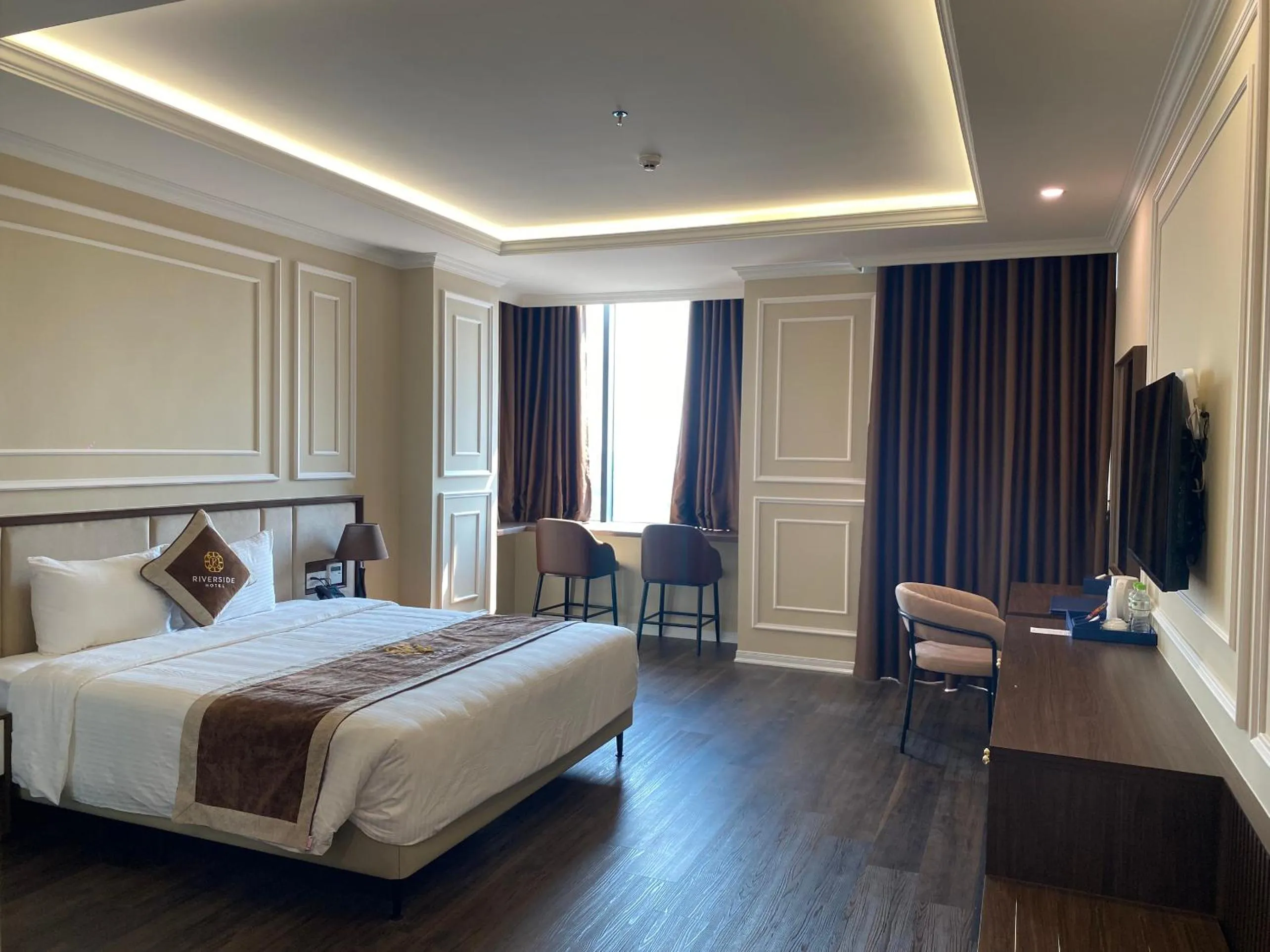 Bed in Riverside Hotel Hà Nam