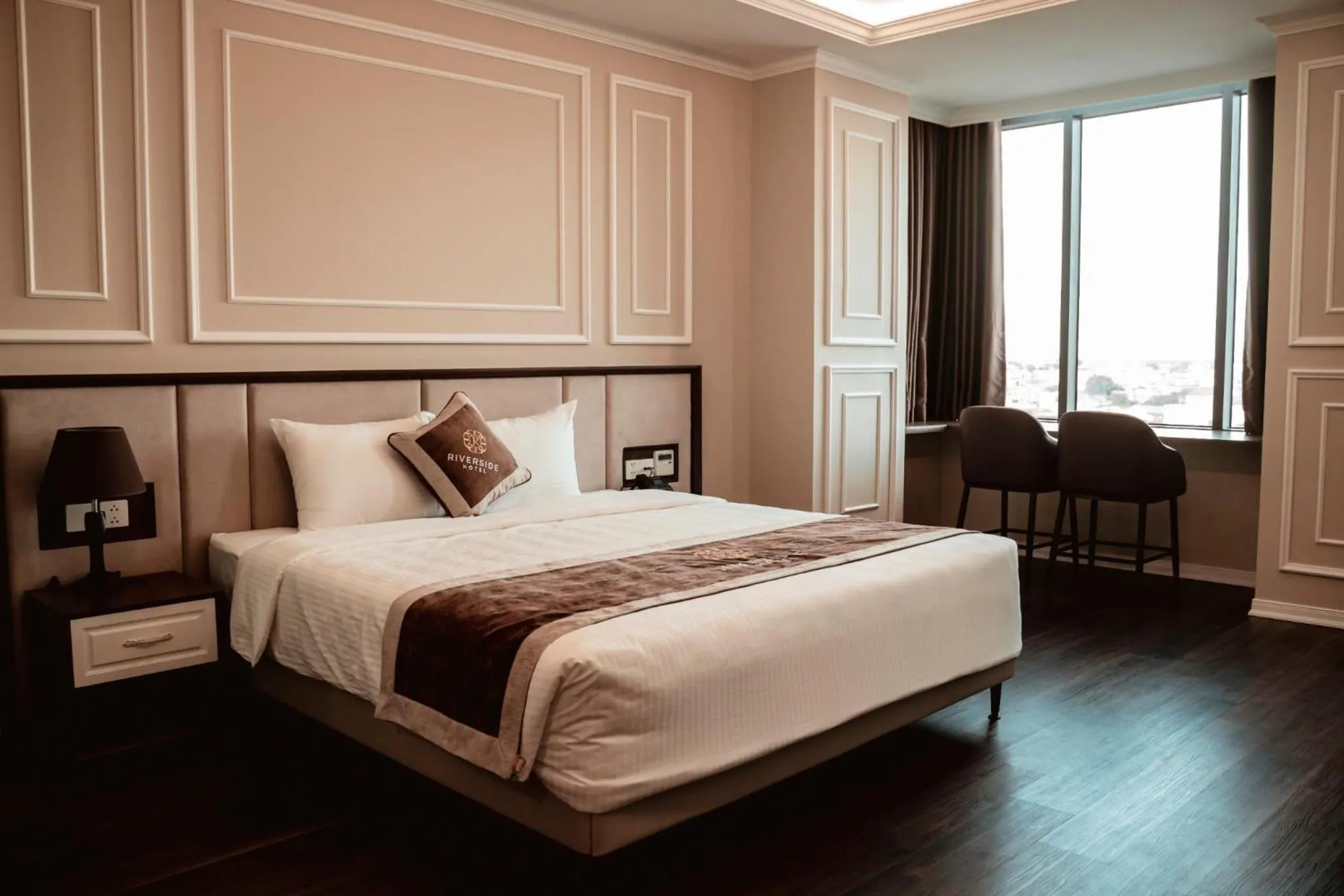 Bed in Riverside Hotel Hà Nam