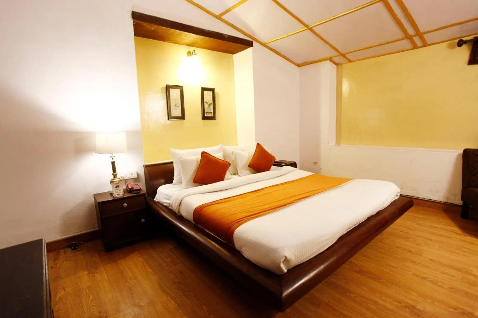 Bed in The Palace Belvedere Nainital By Royal Collection Hotels