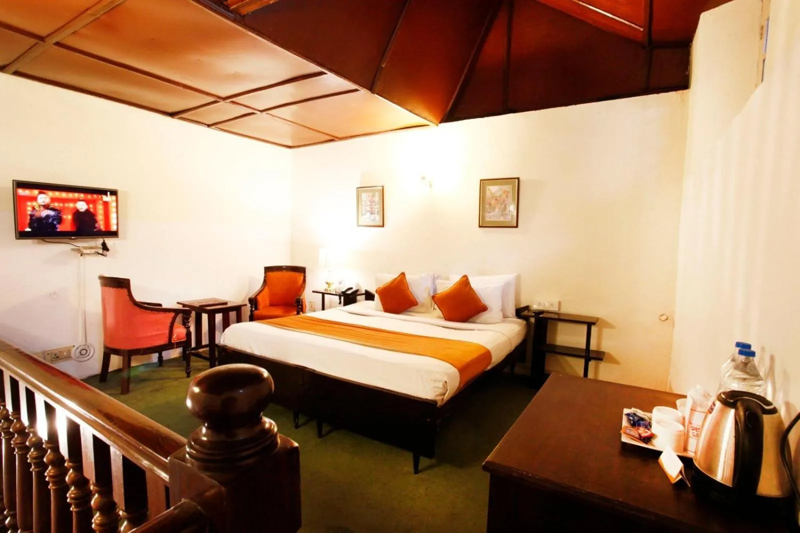 Bed in The Palace Belvedere Nainital By Royal Collection Hotels