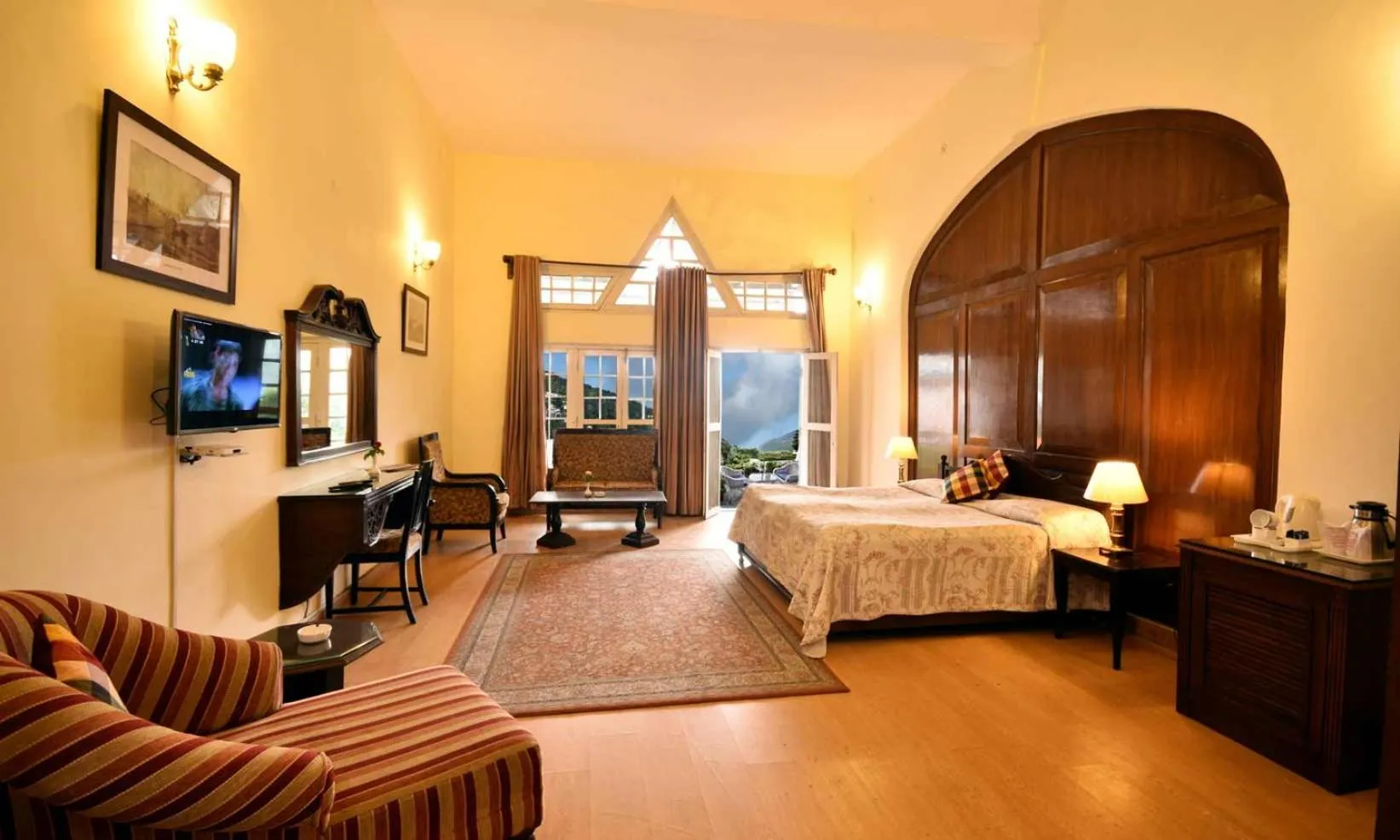 Photo of the whole room, Bed in The Palace Belvedere Nainital By Royal Collection Hotels