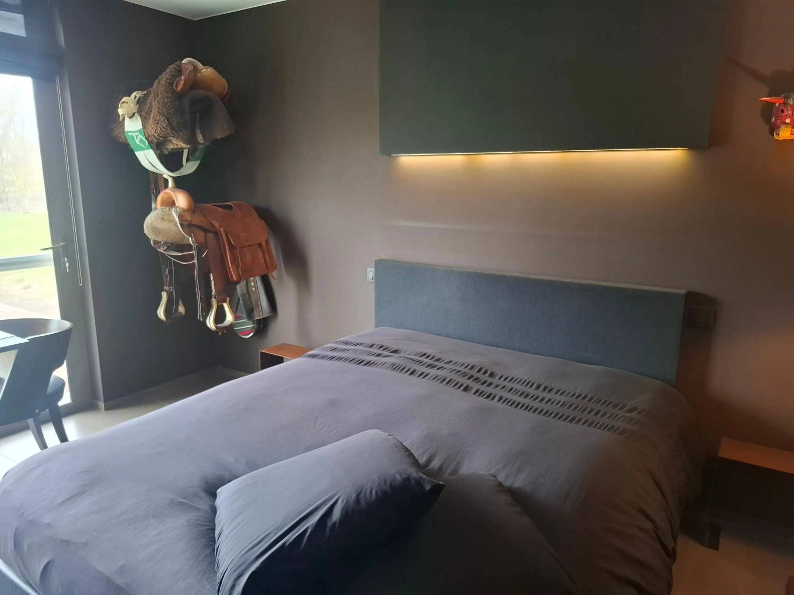 Bed in B&B Finis terrae with wellness