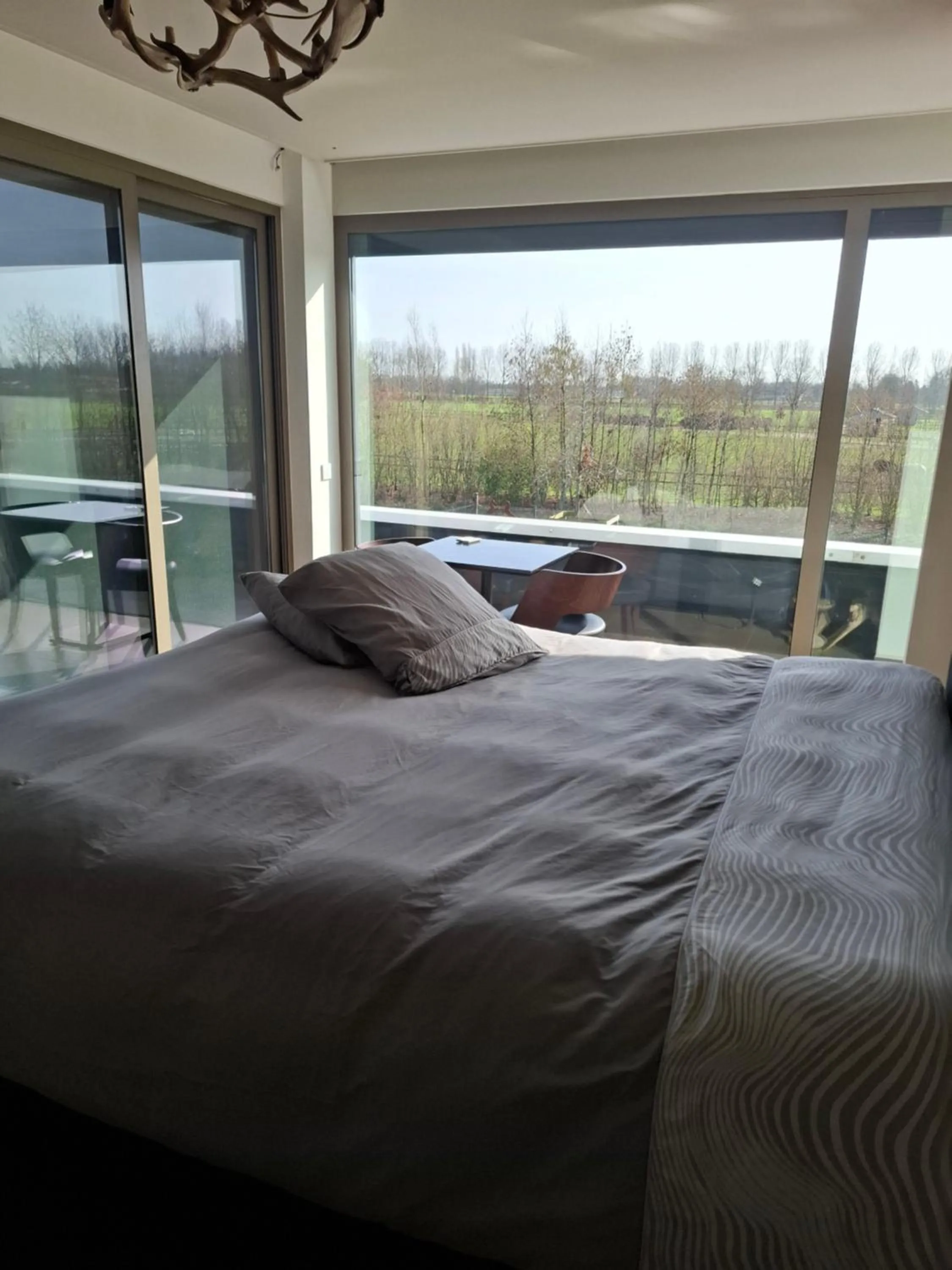 Bed in B&B Finis terrae with wellness