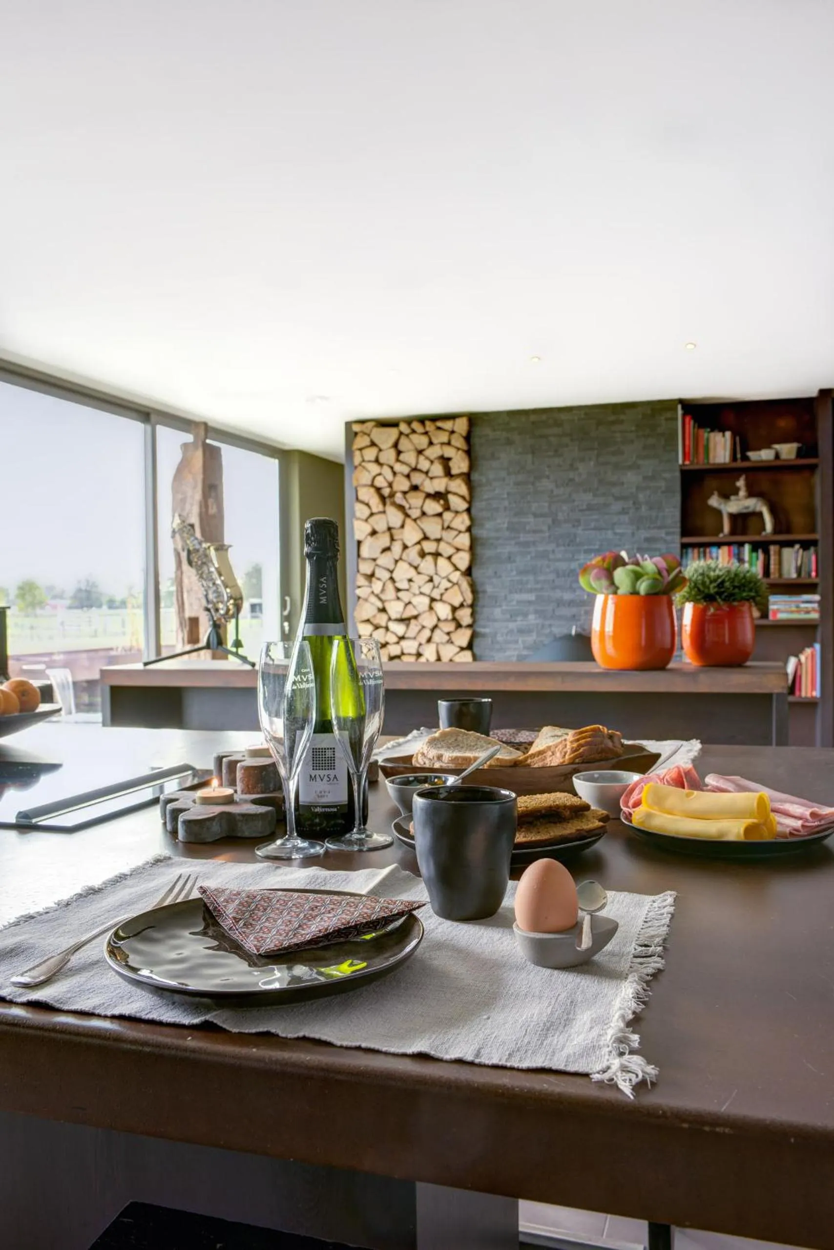 Food and drinks in B&B Finis terrae