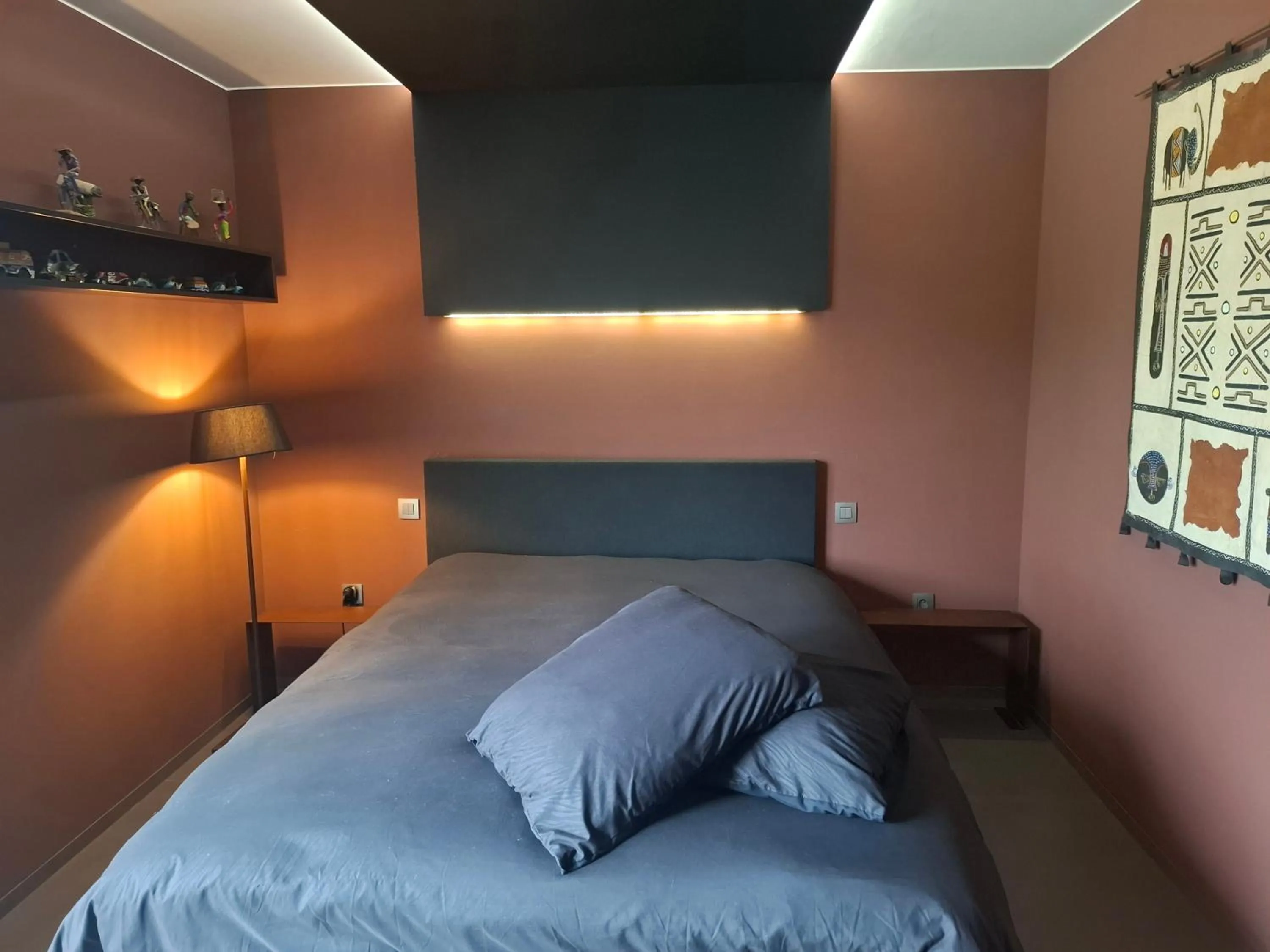 Bed in B&B Finis terrae with wellness