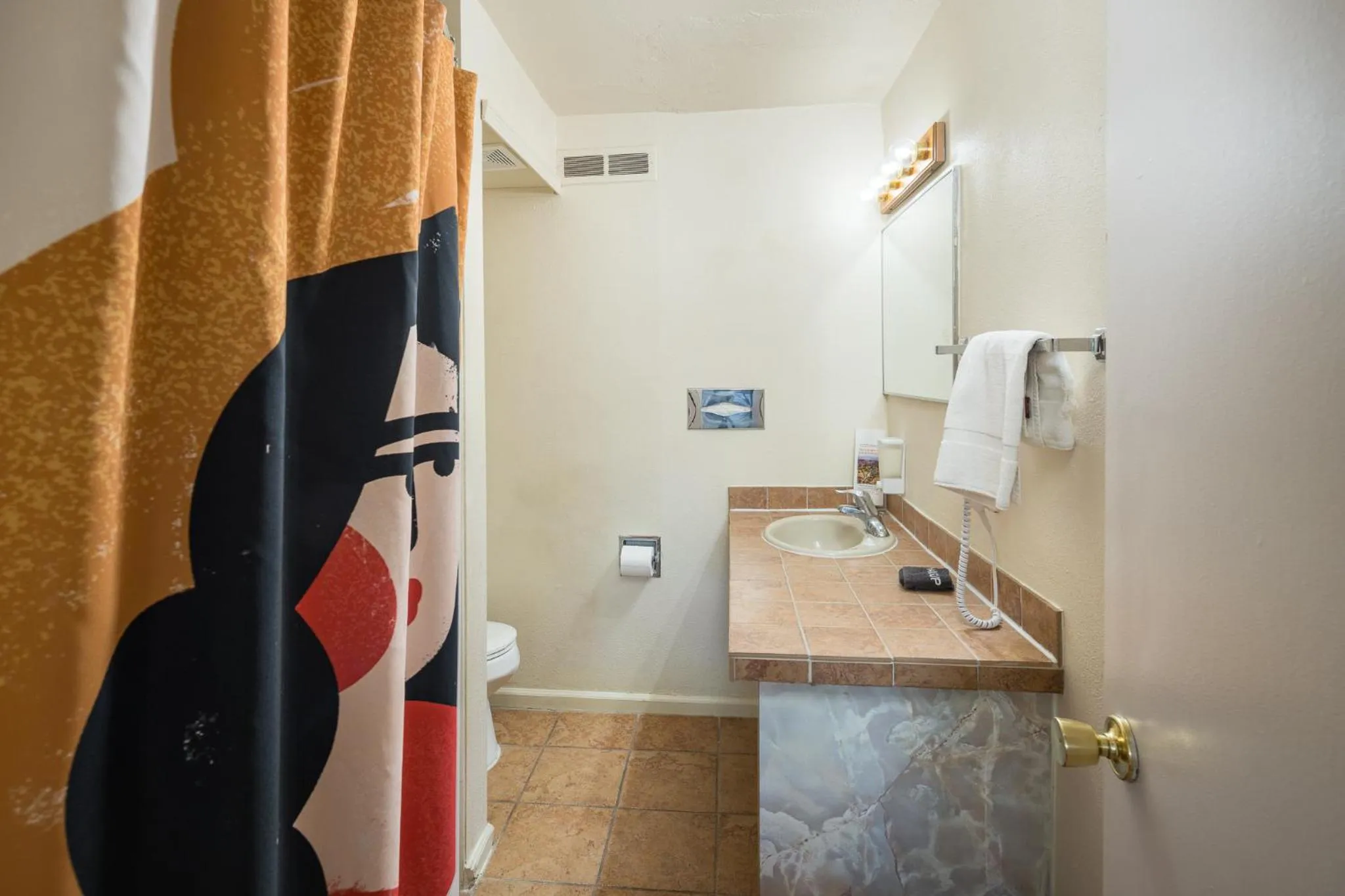 Bathroom in Apache Motel