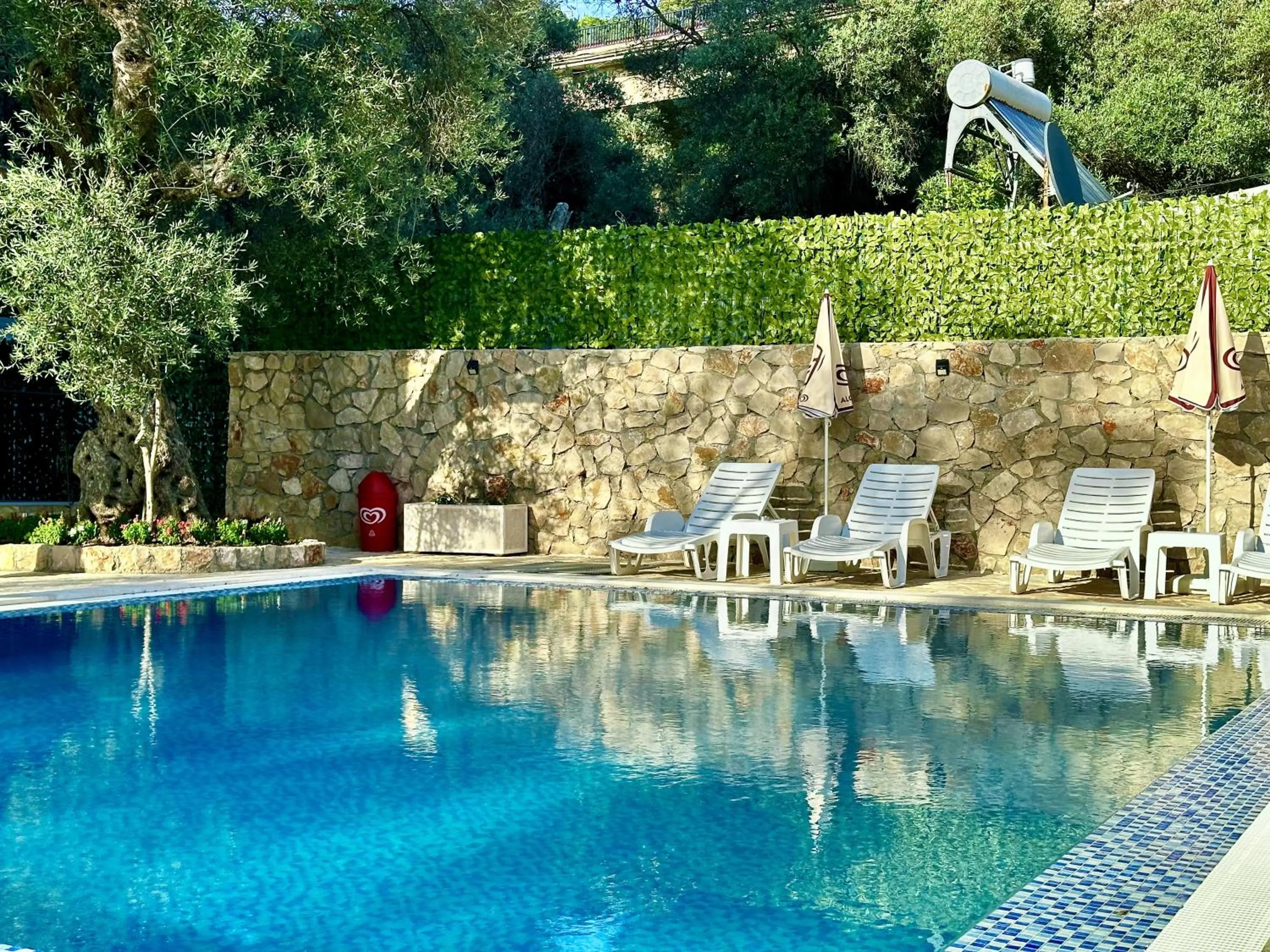 Pool view in Akhdar Apartments