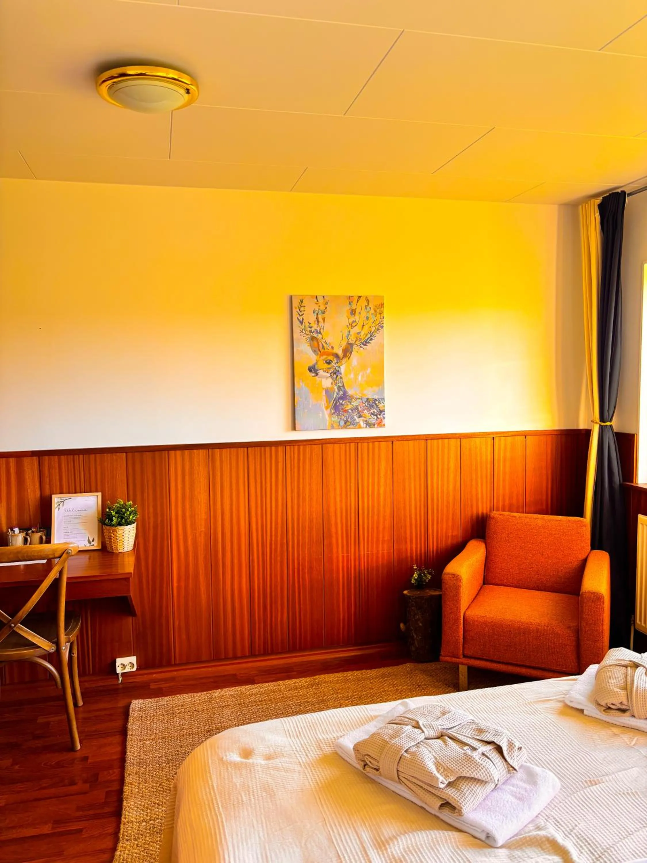 Bed in Hotel Brú countryside