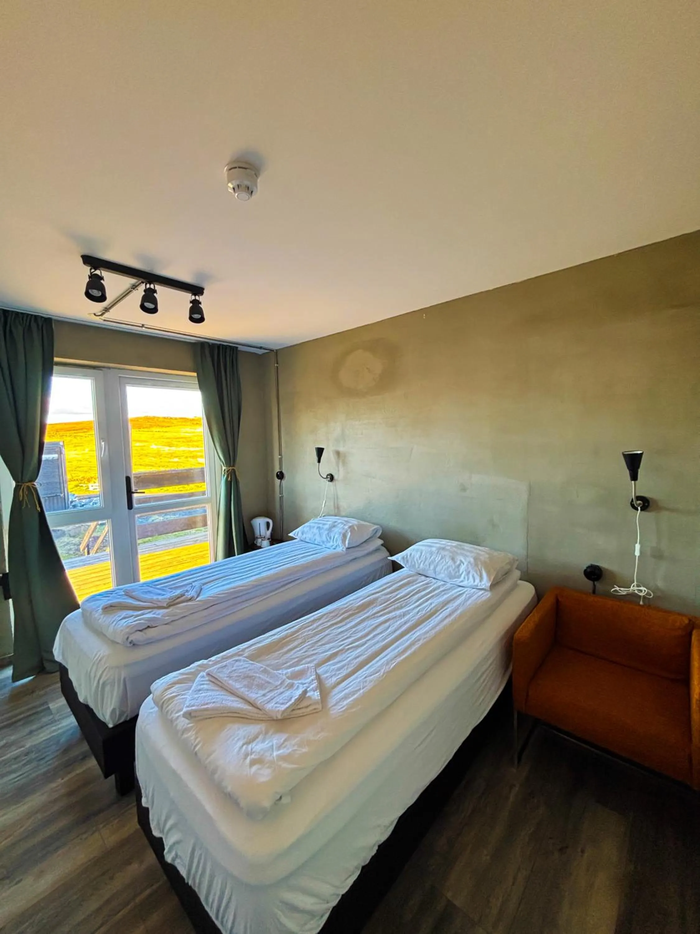 Bed in Hotel Brú countryside