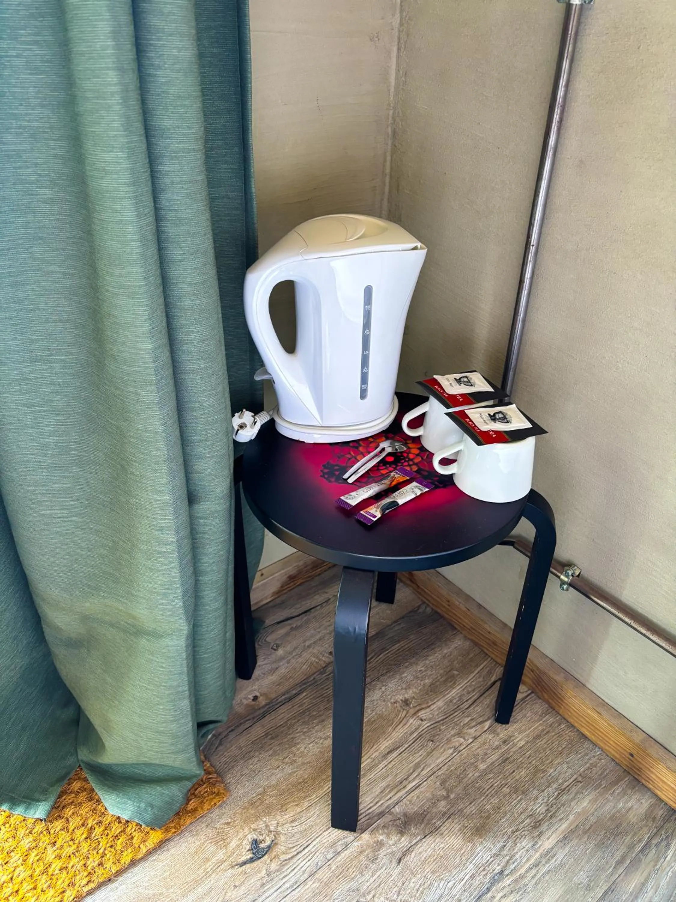 Coffee/tea facilities in Hotel Brú countryside