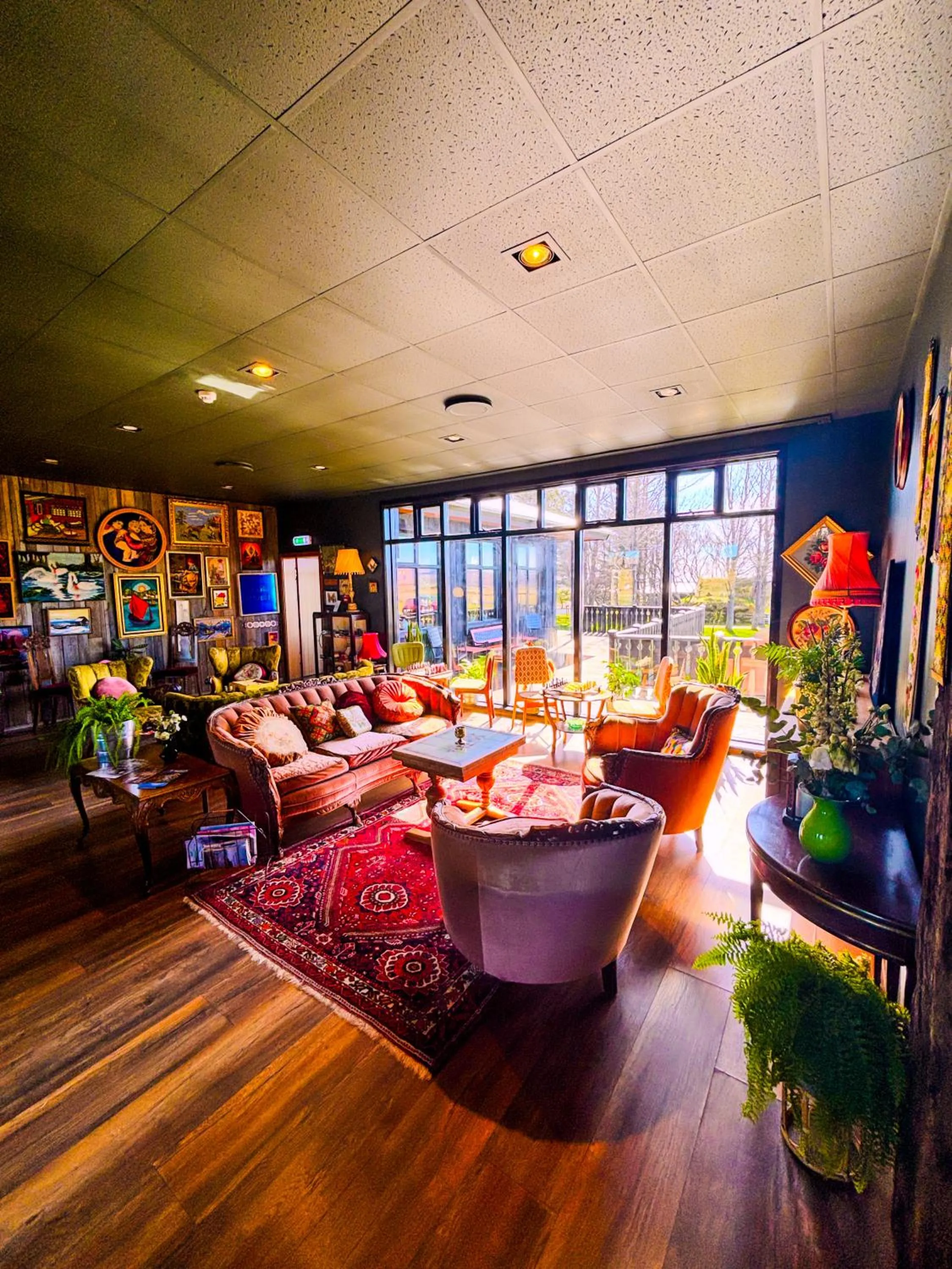 Lobby or reception in Hotel Brú countryside