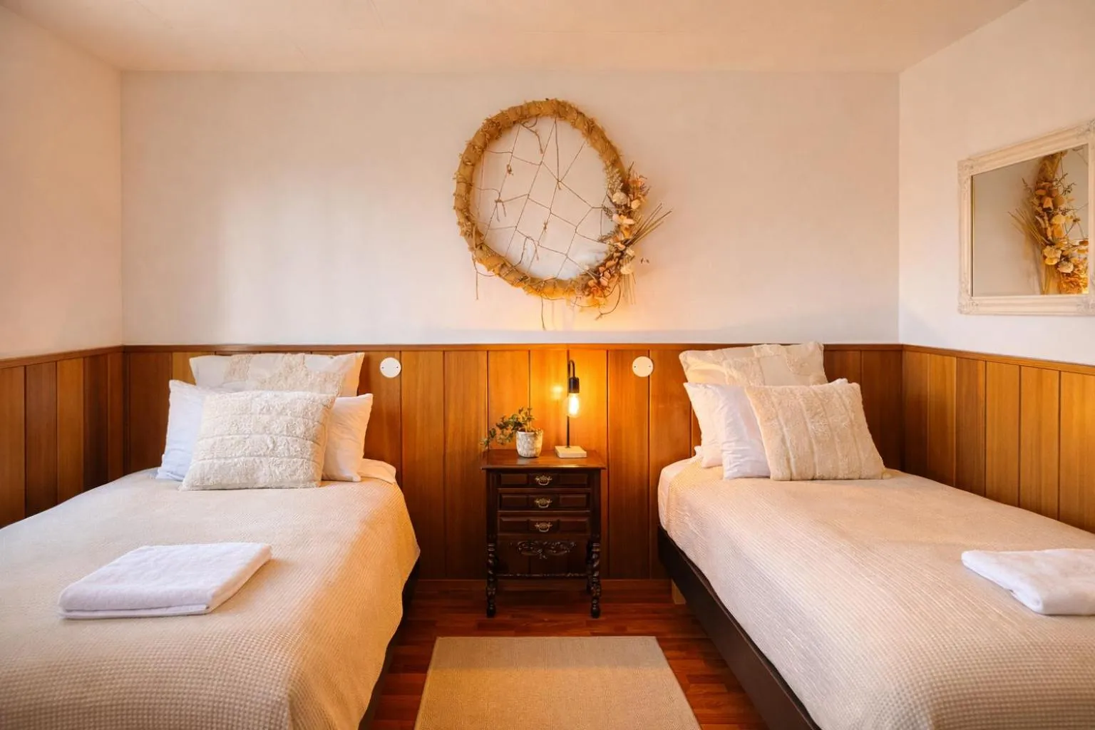 Bed in Hotel Brú countryside