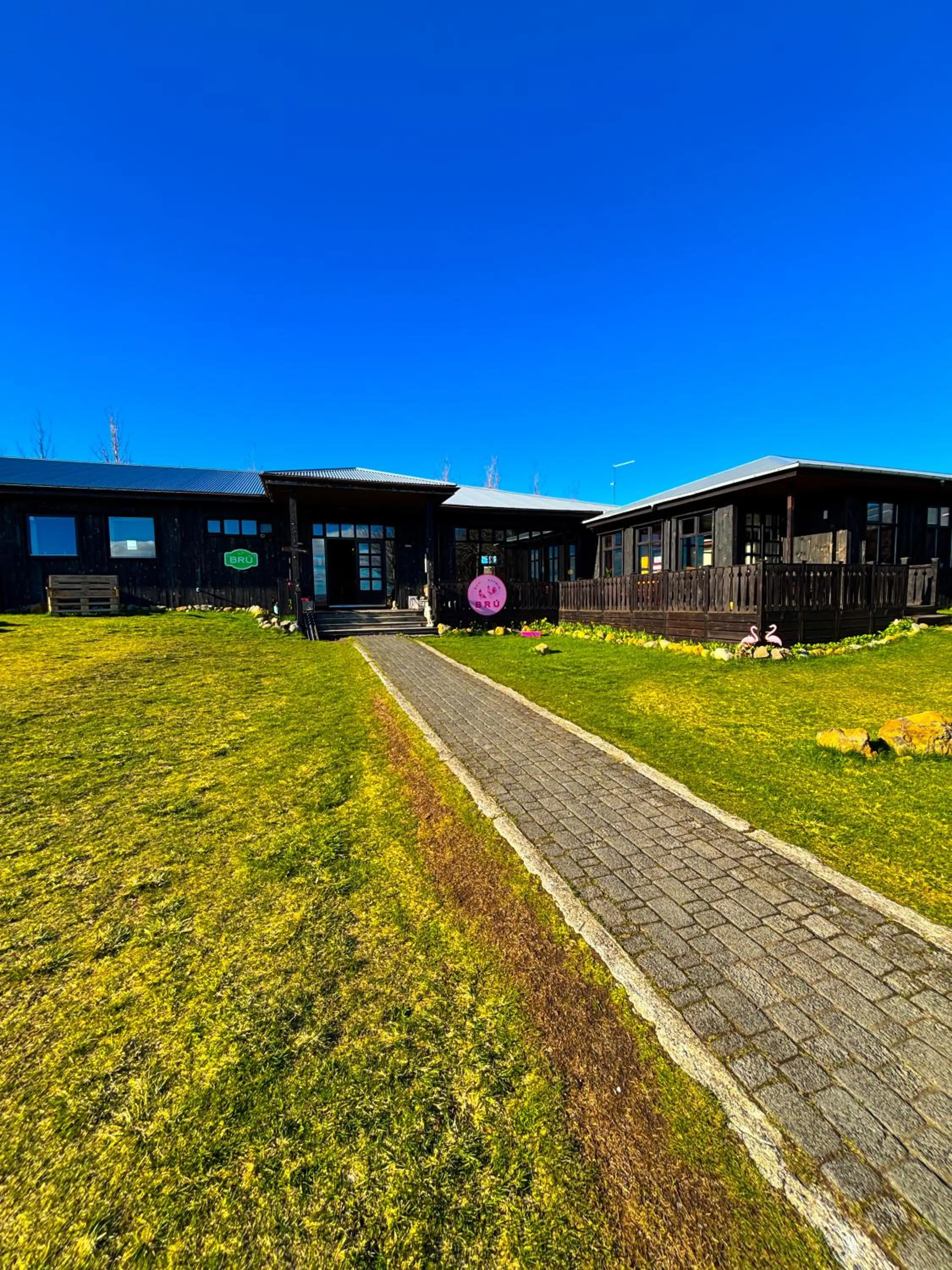 Property building in Hotel Brú countryside