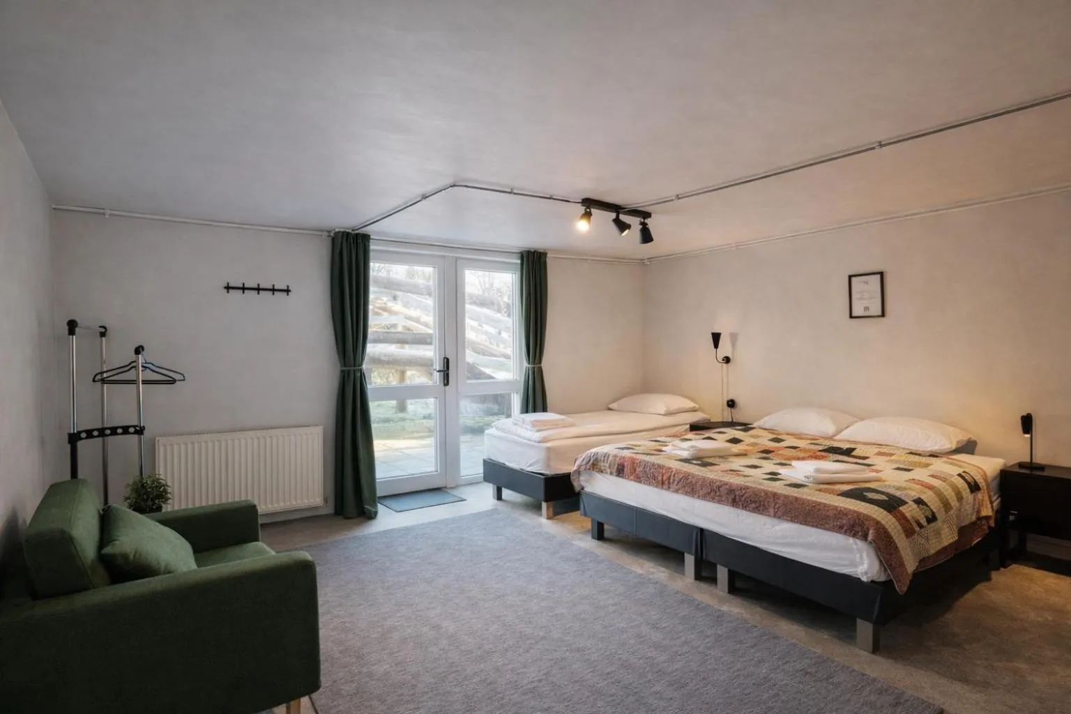 Bed in Hotel Brú countryside