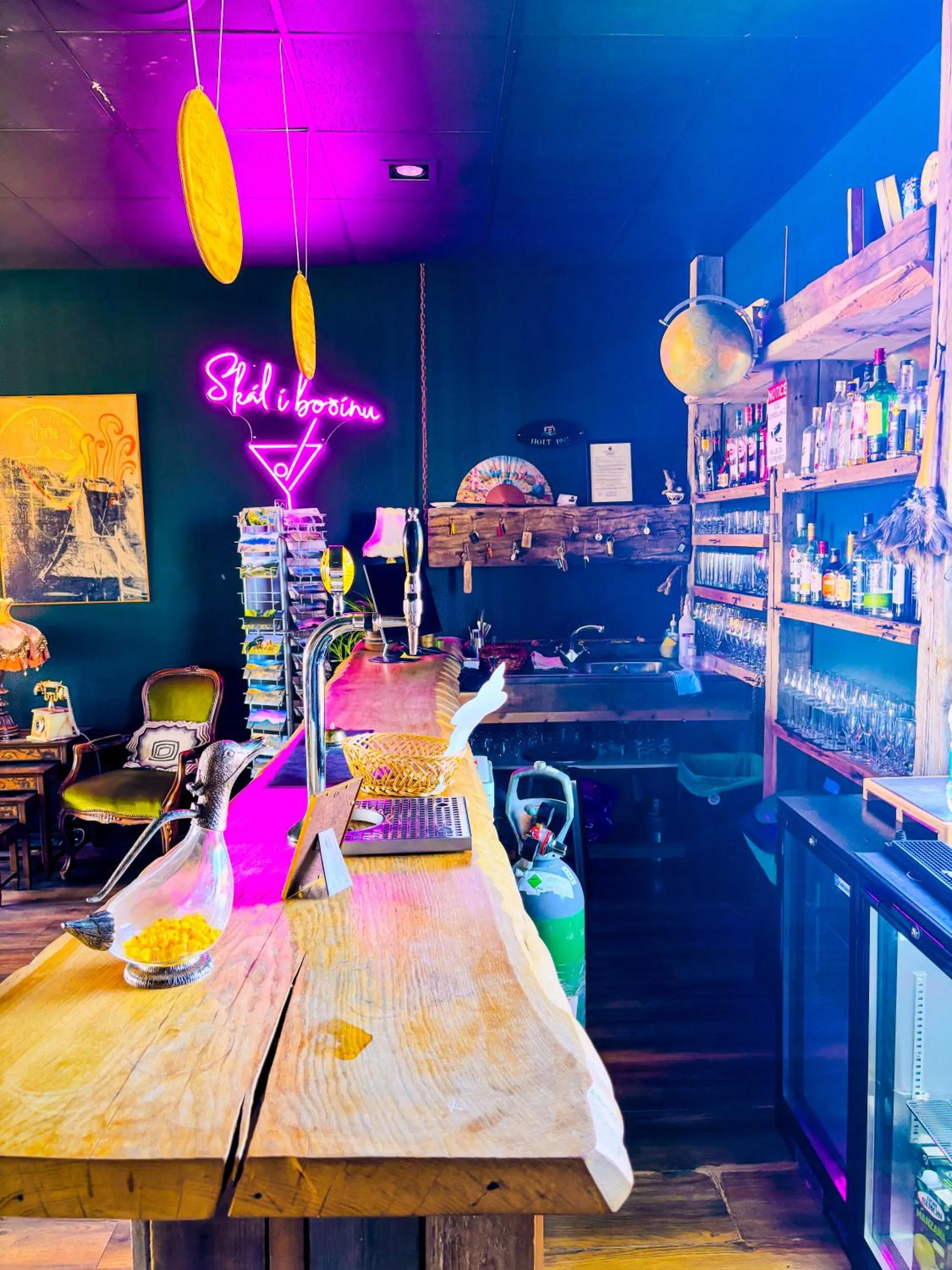 Lounge or bar in Hotel Brú countryside