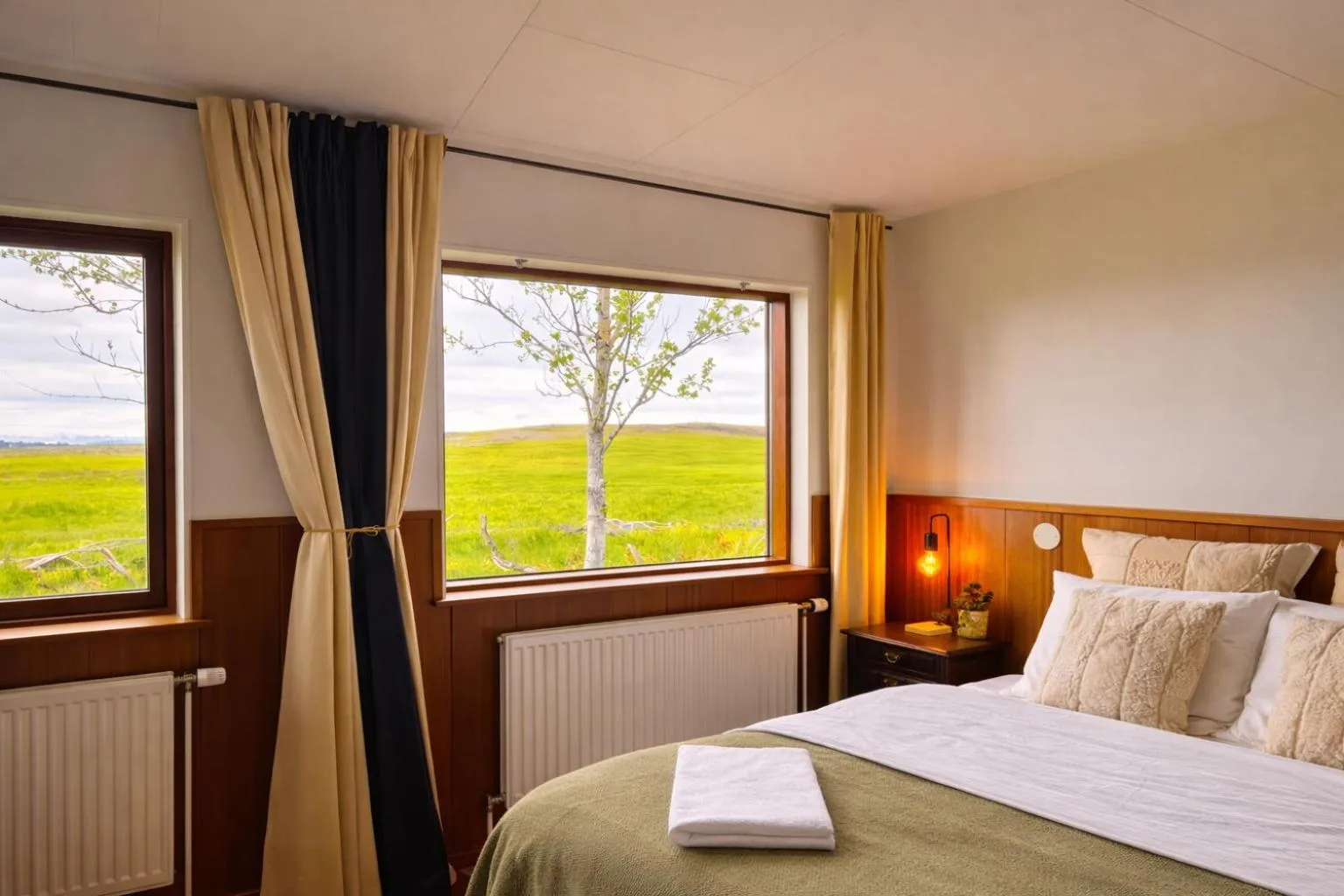 Natural landscape, Bed in Hotel Brú countryside