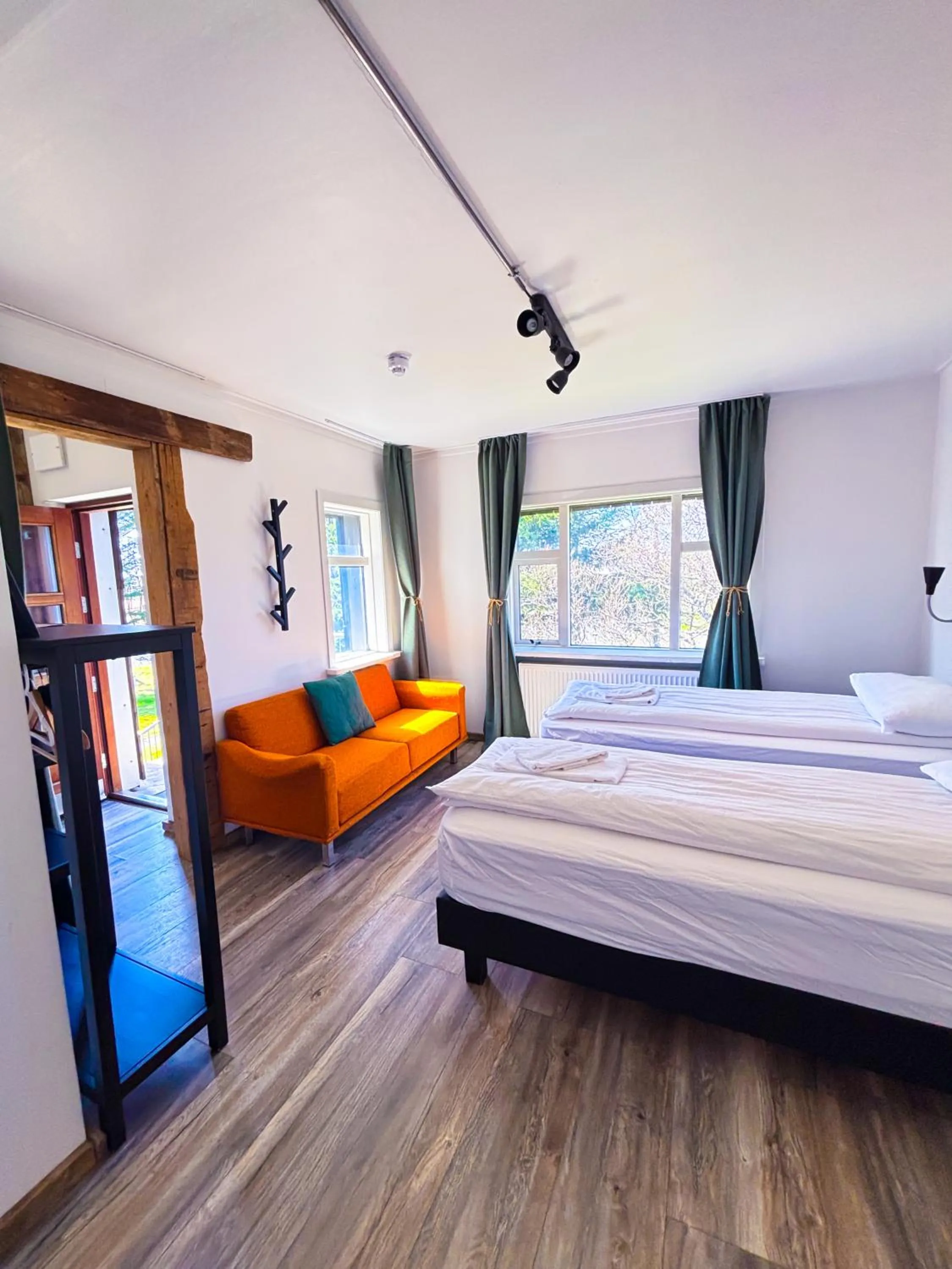 Bed in Hotel Brú countryside