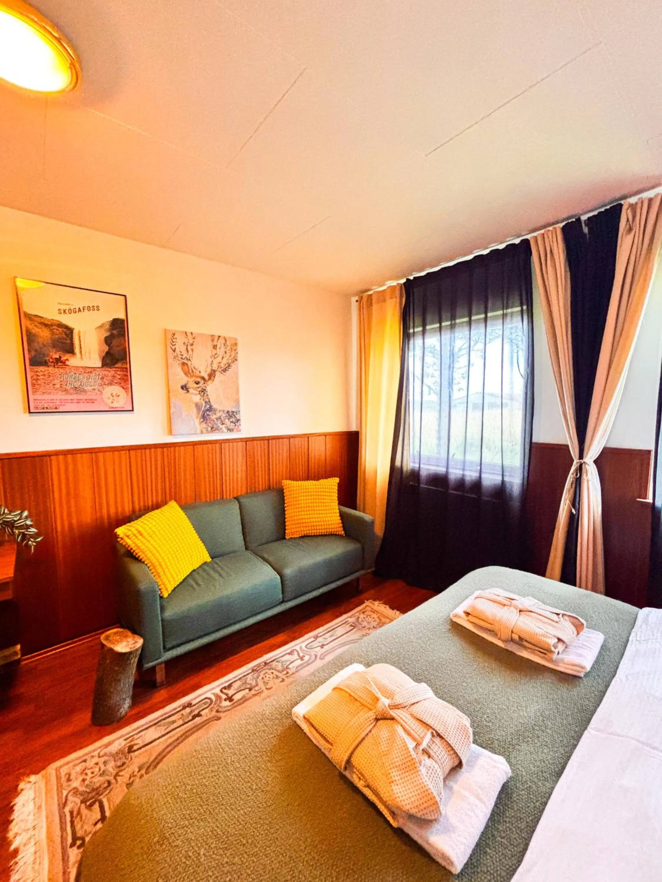 Bed in Hotel Brú countryside