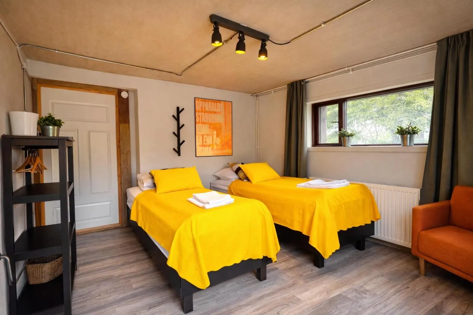 Bed in Hotel Brú countryside