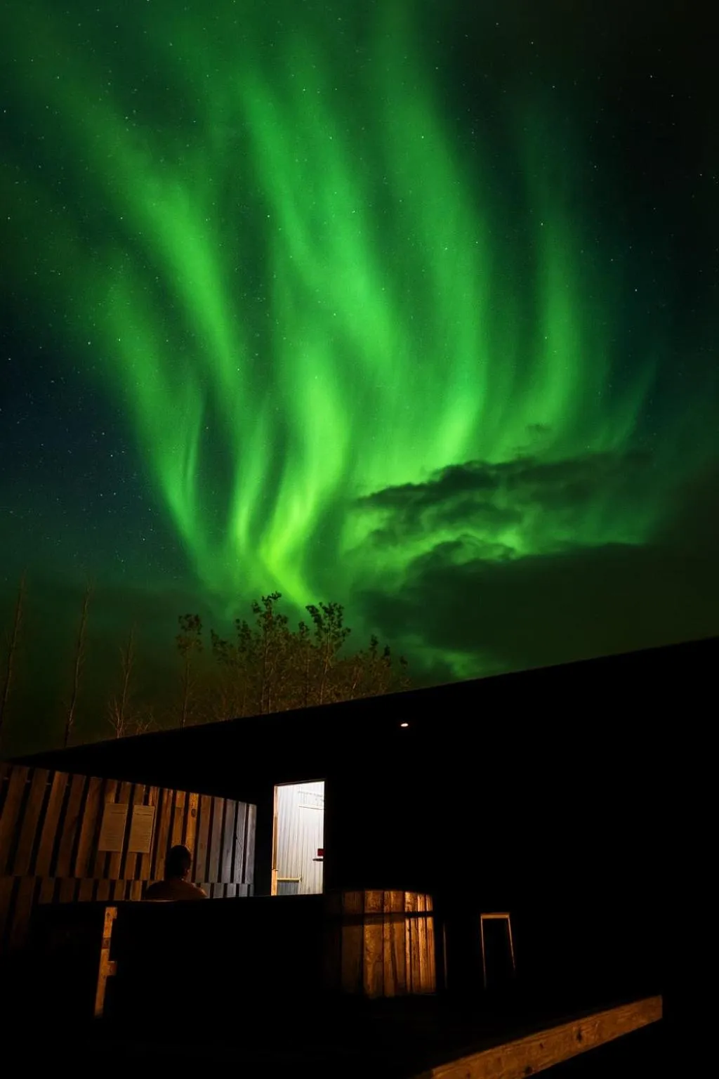 Night in Hotel Brú countryside