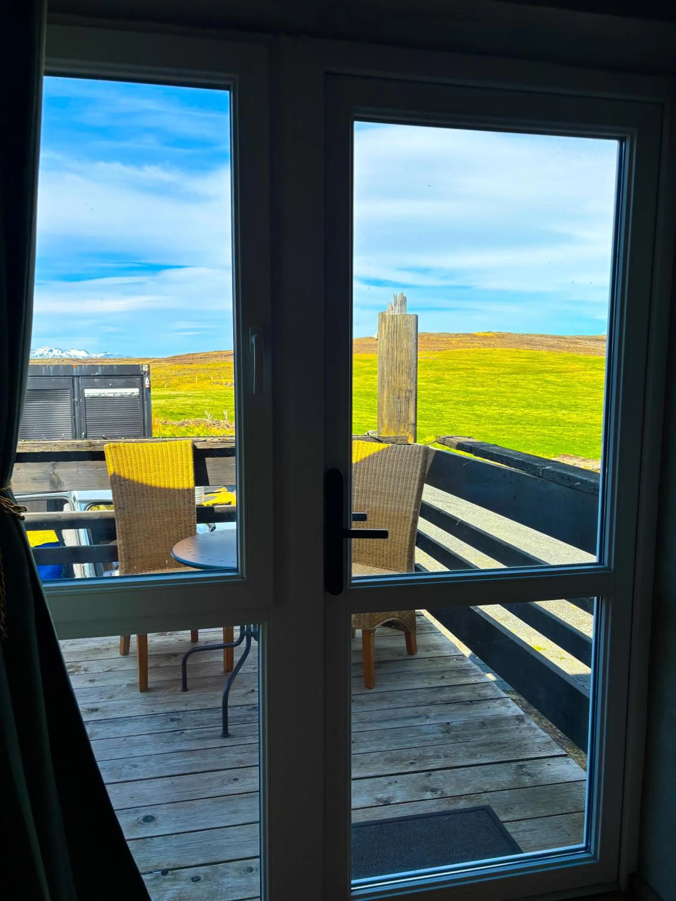 Patio in Hotel Brú countryside