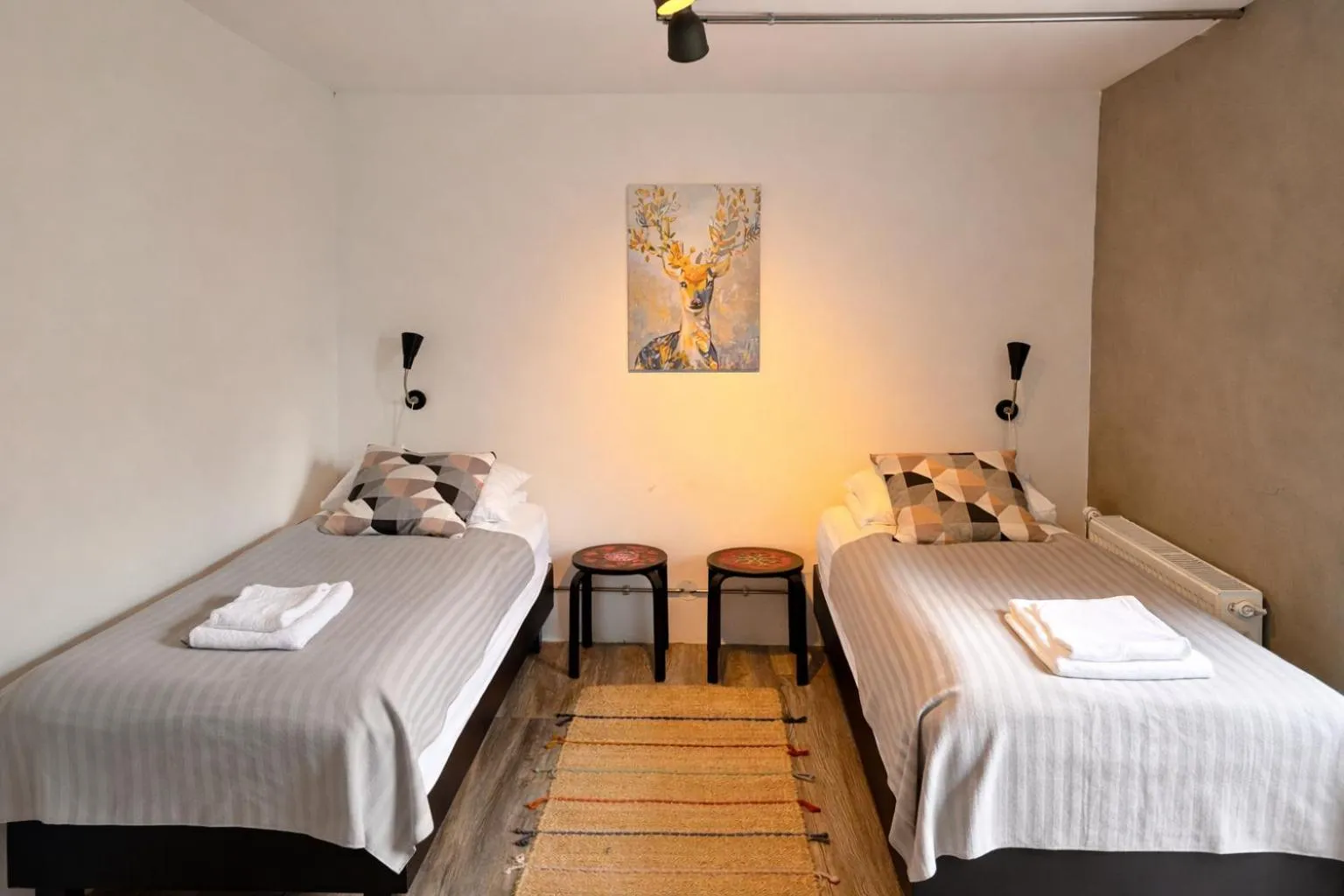 Bed in Hotel Brú countryside