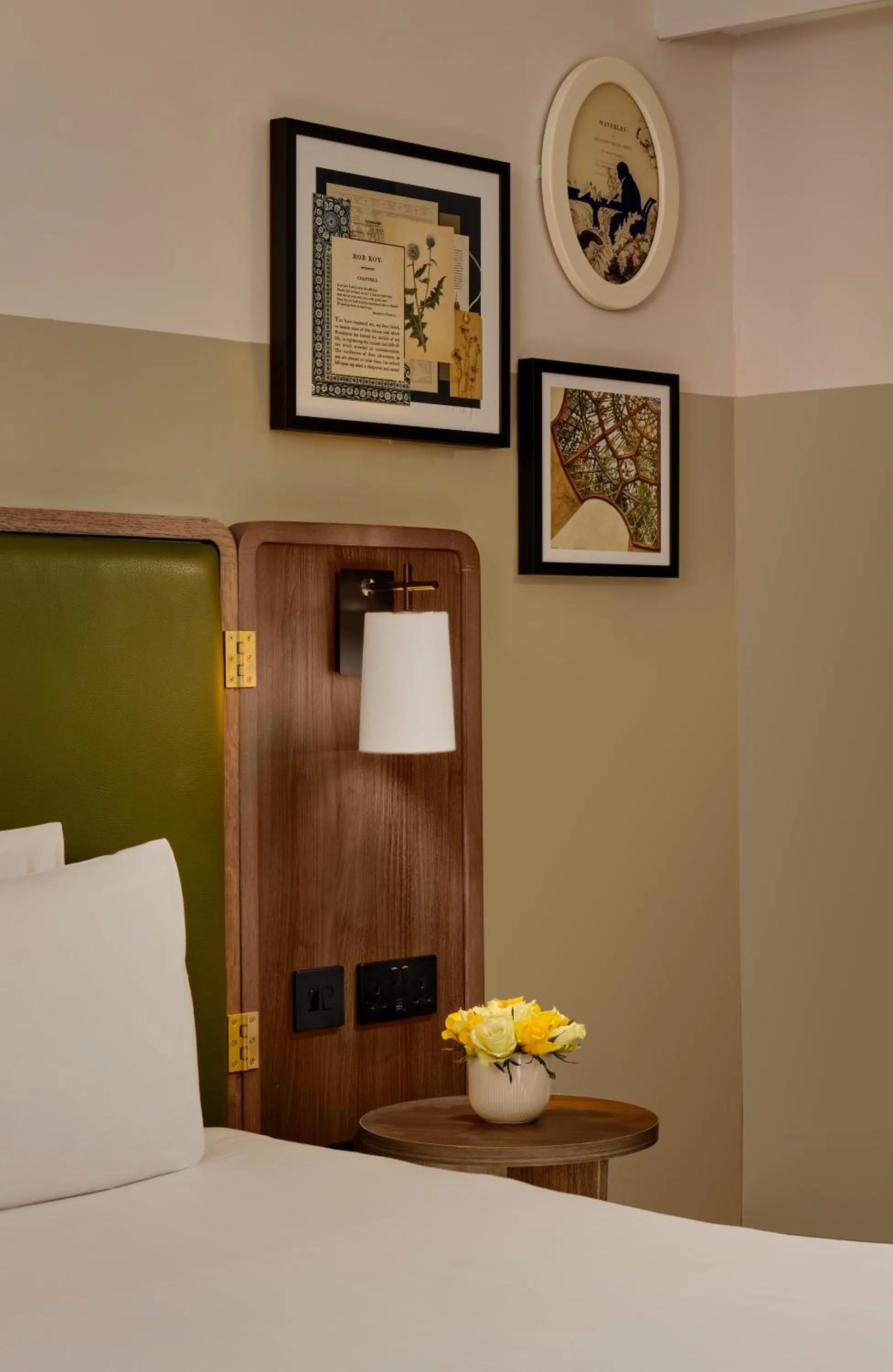 Decorative detail, Bed in Mount Royal Hotel Edinburgh by The Unlimited Collection