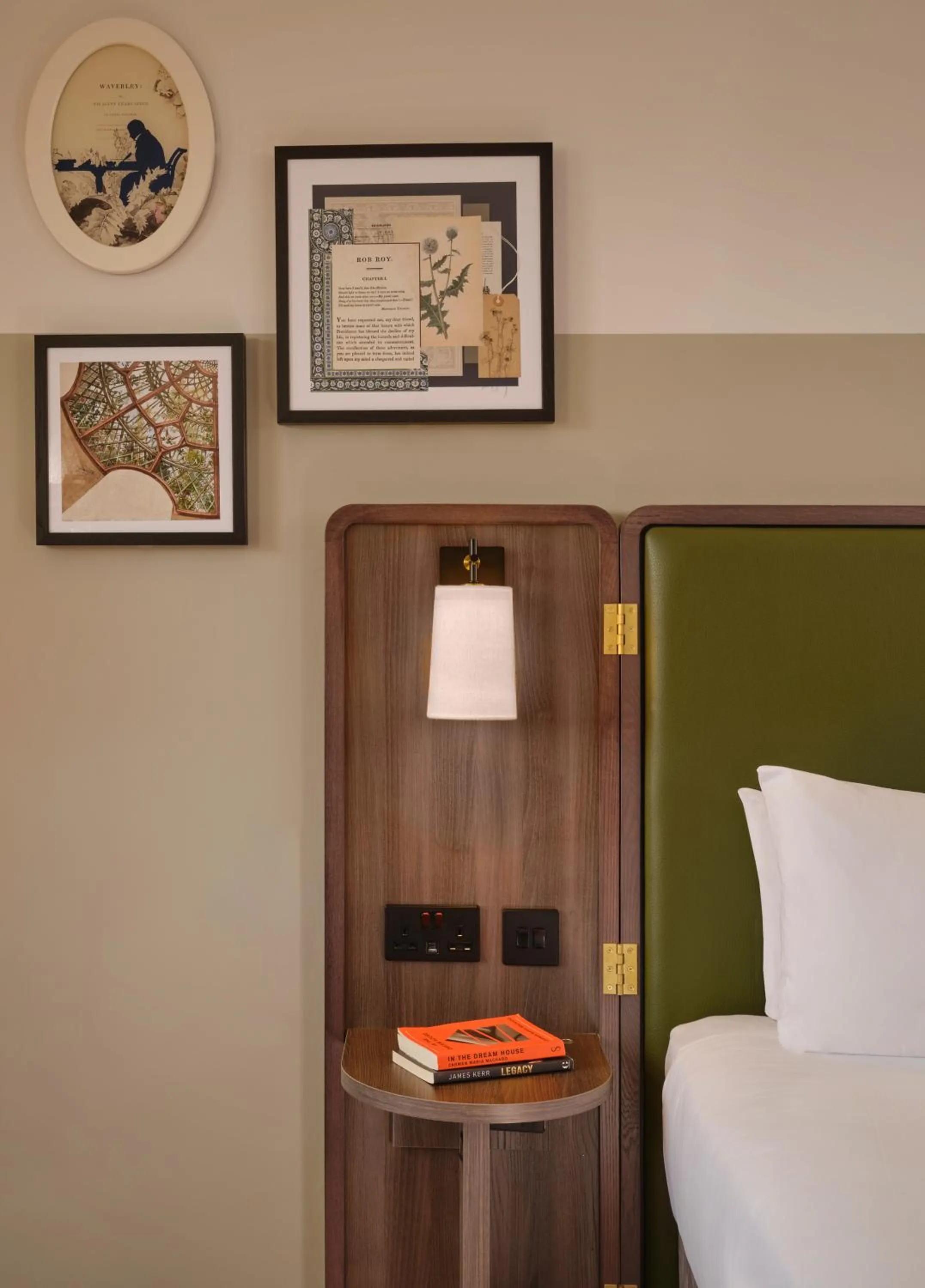 Decorative detail, Bed in Mount Royal Hotel Edinburgh by The Unlimited Collection