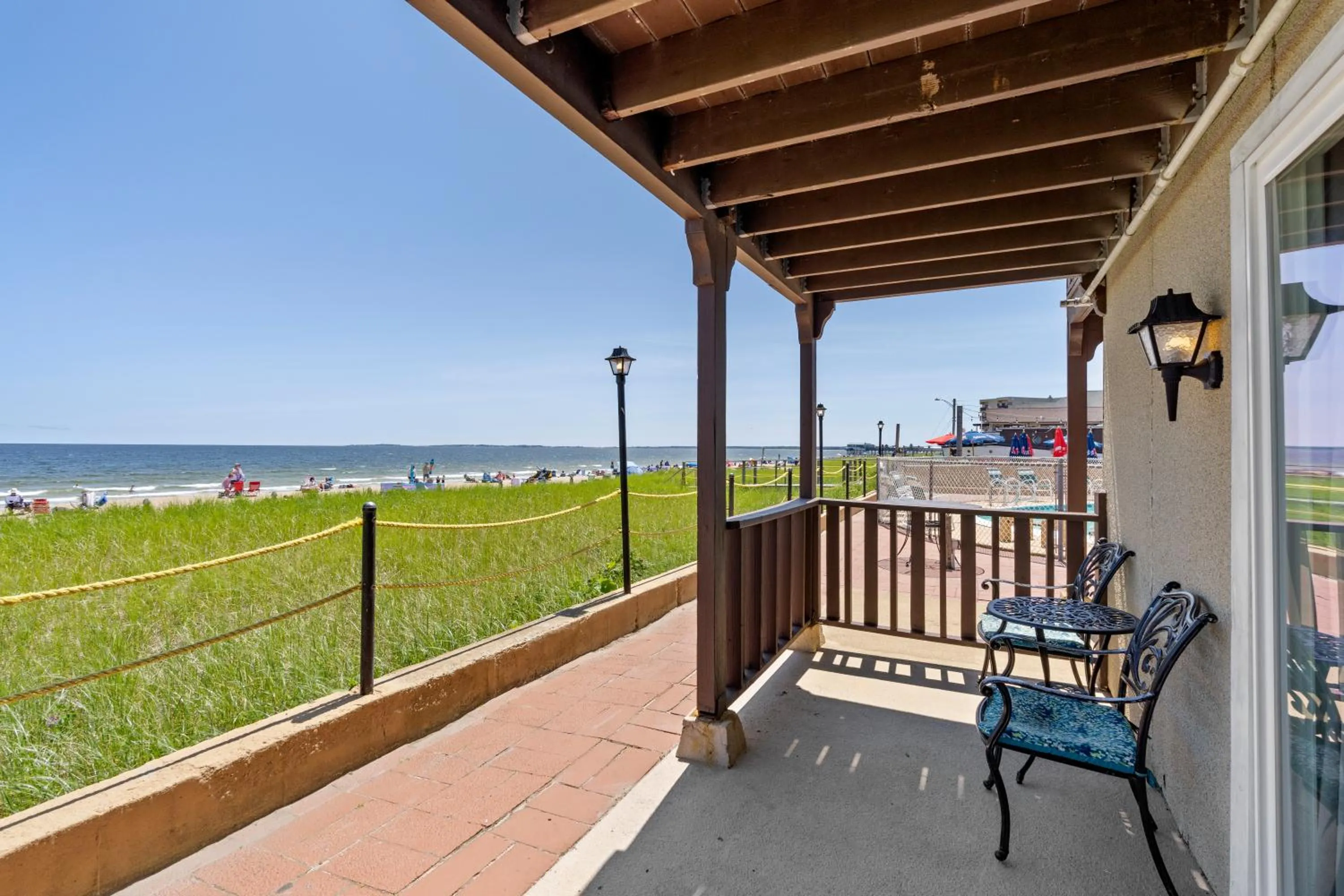 Patio in The Carolina Motel