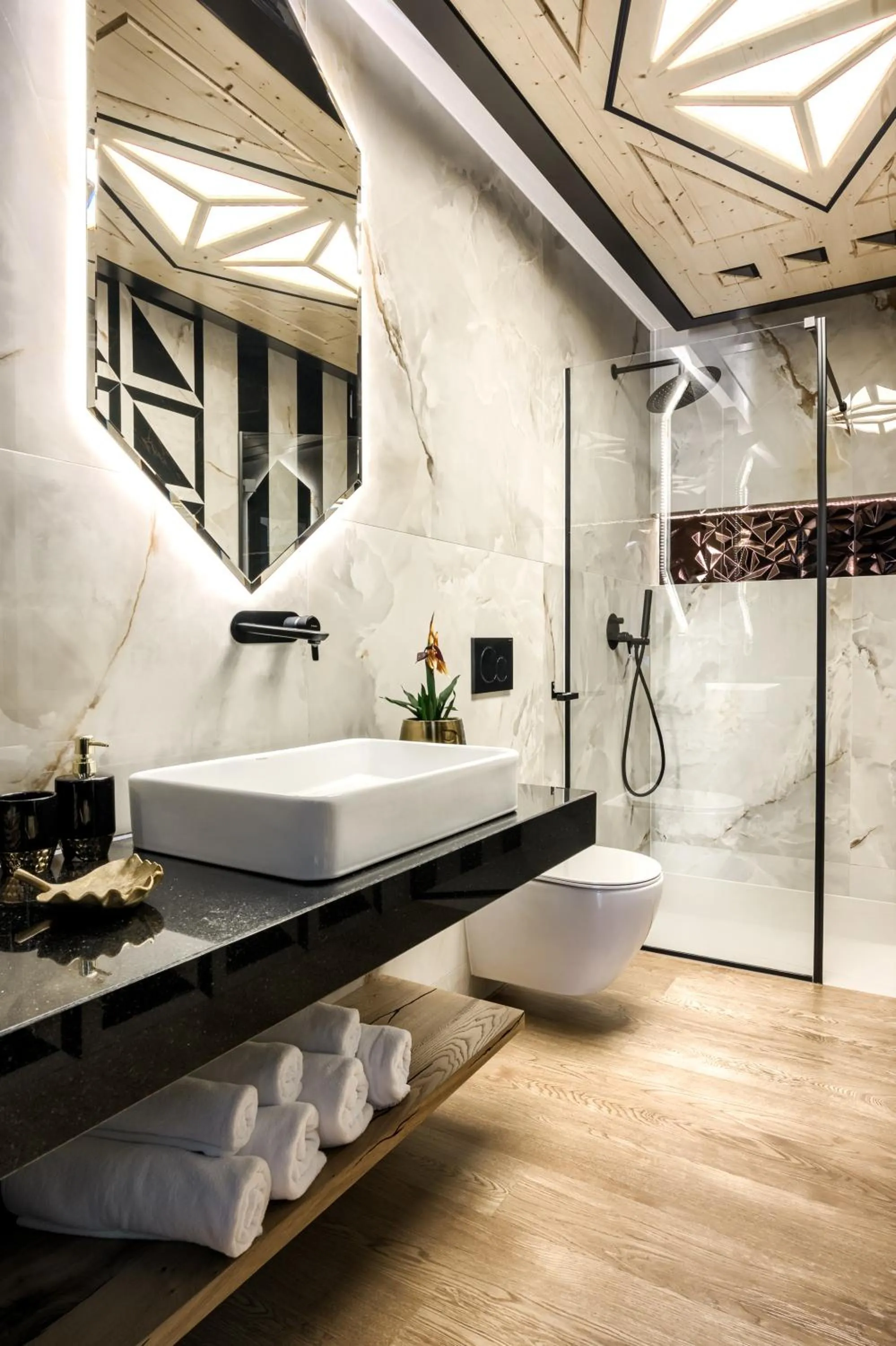 Shower in Złota Residence & SPA - 500m od Krupówek