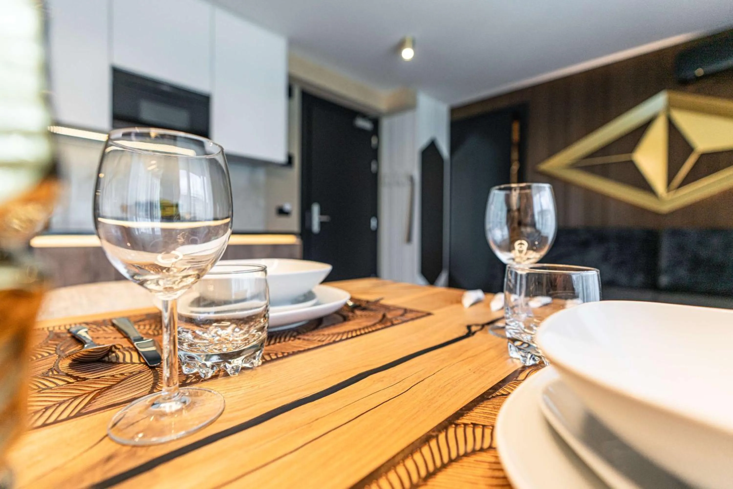 Kitchen or kitchenette in Złota Residence & SPA - 500m od Krupówek