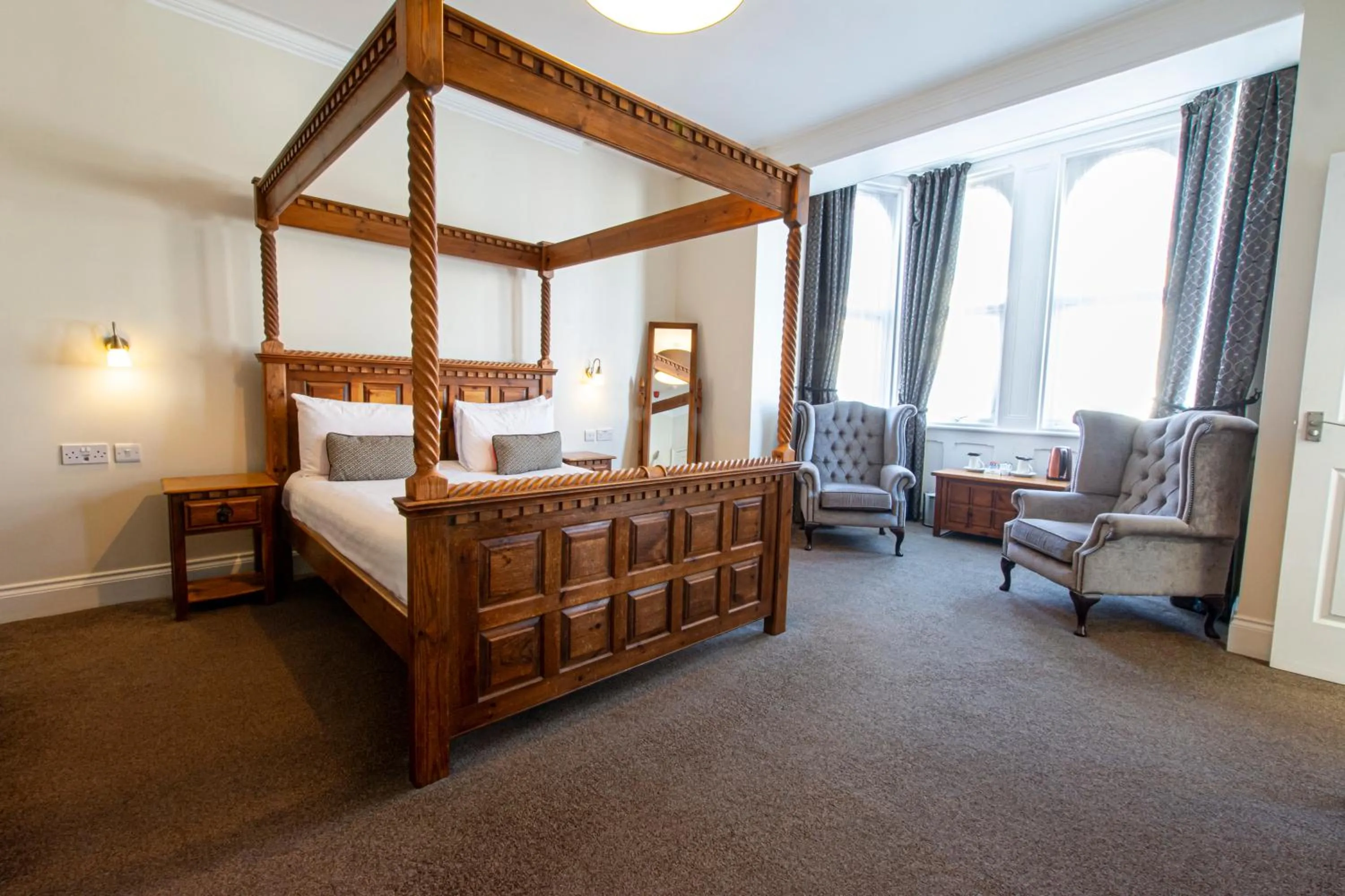Bed in The Grosvenor Plymouth