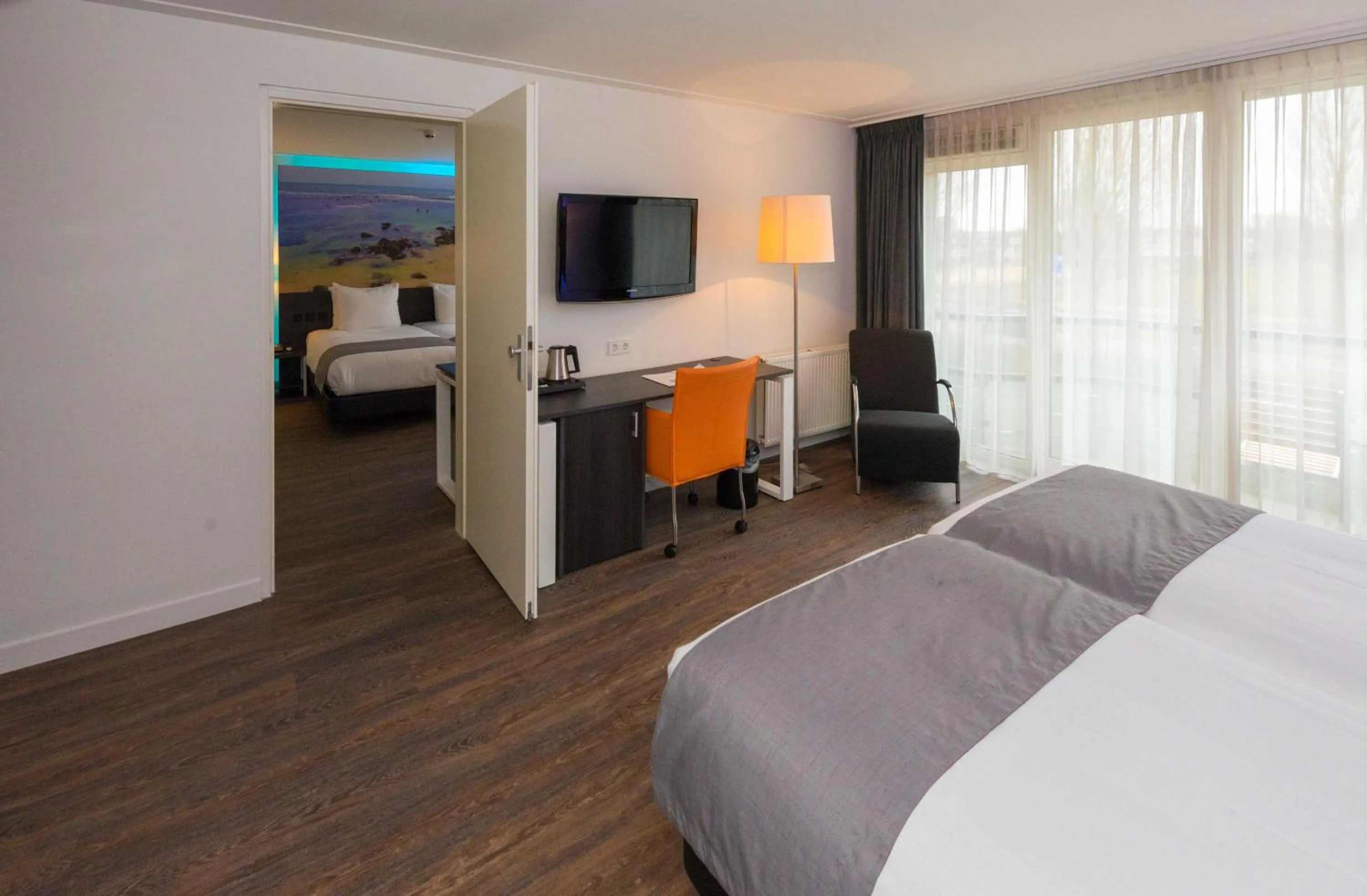 Photo of the whole room, Bed in Grand Hotel Amstelveen