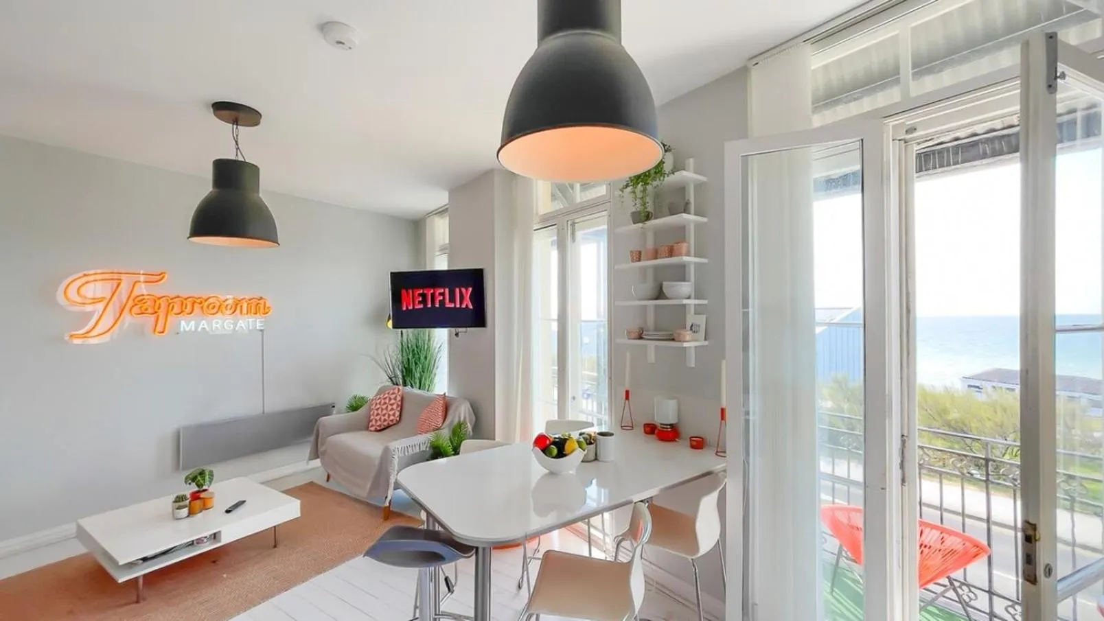 Balcony/Terrace in Seaview Apt Turner Contemporary, Margate By Adliv