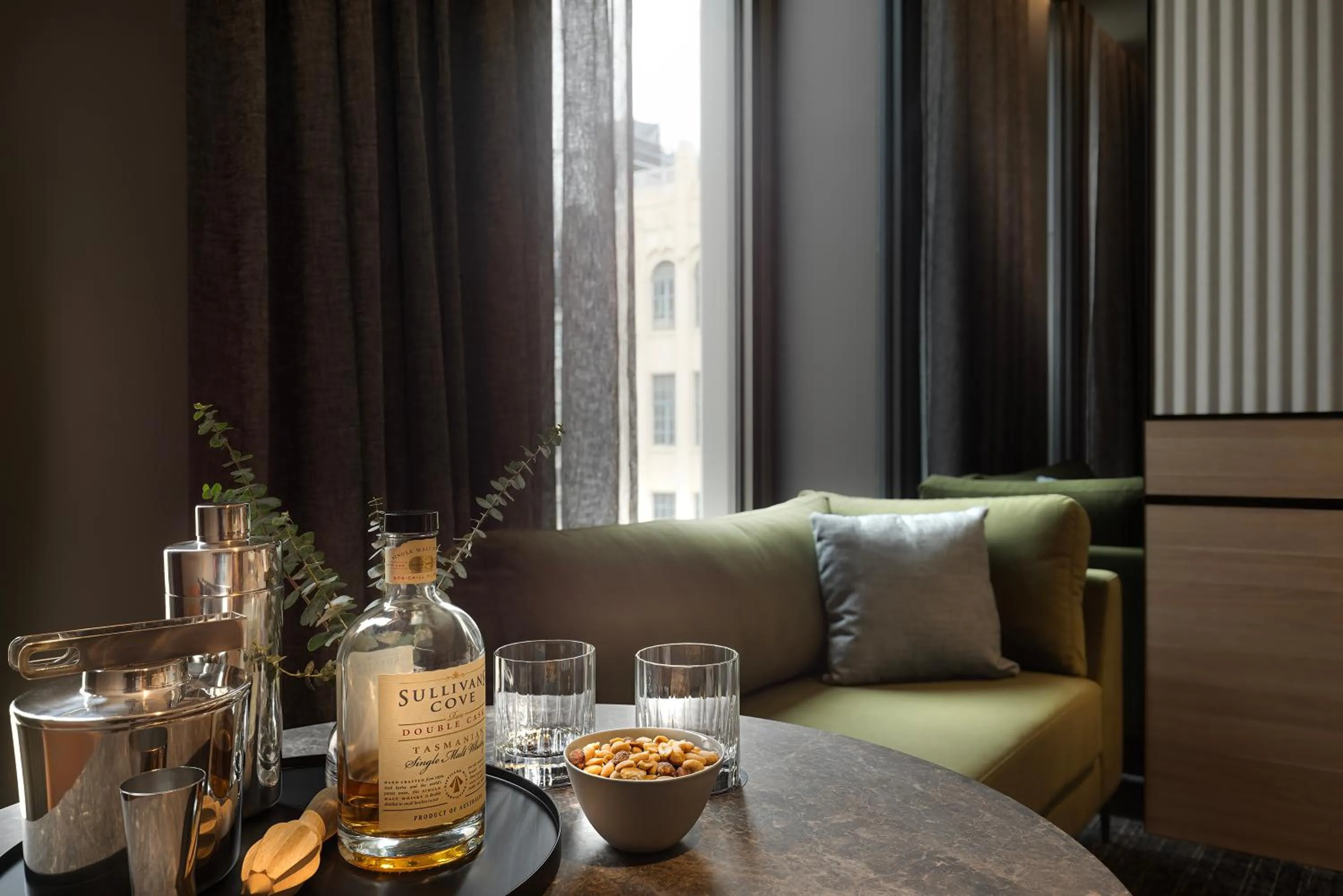 Seating area in The Howey