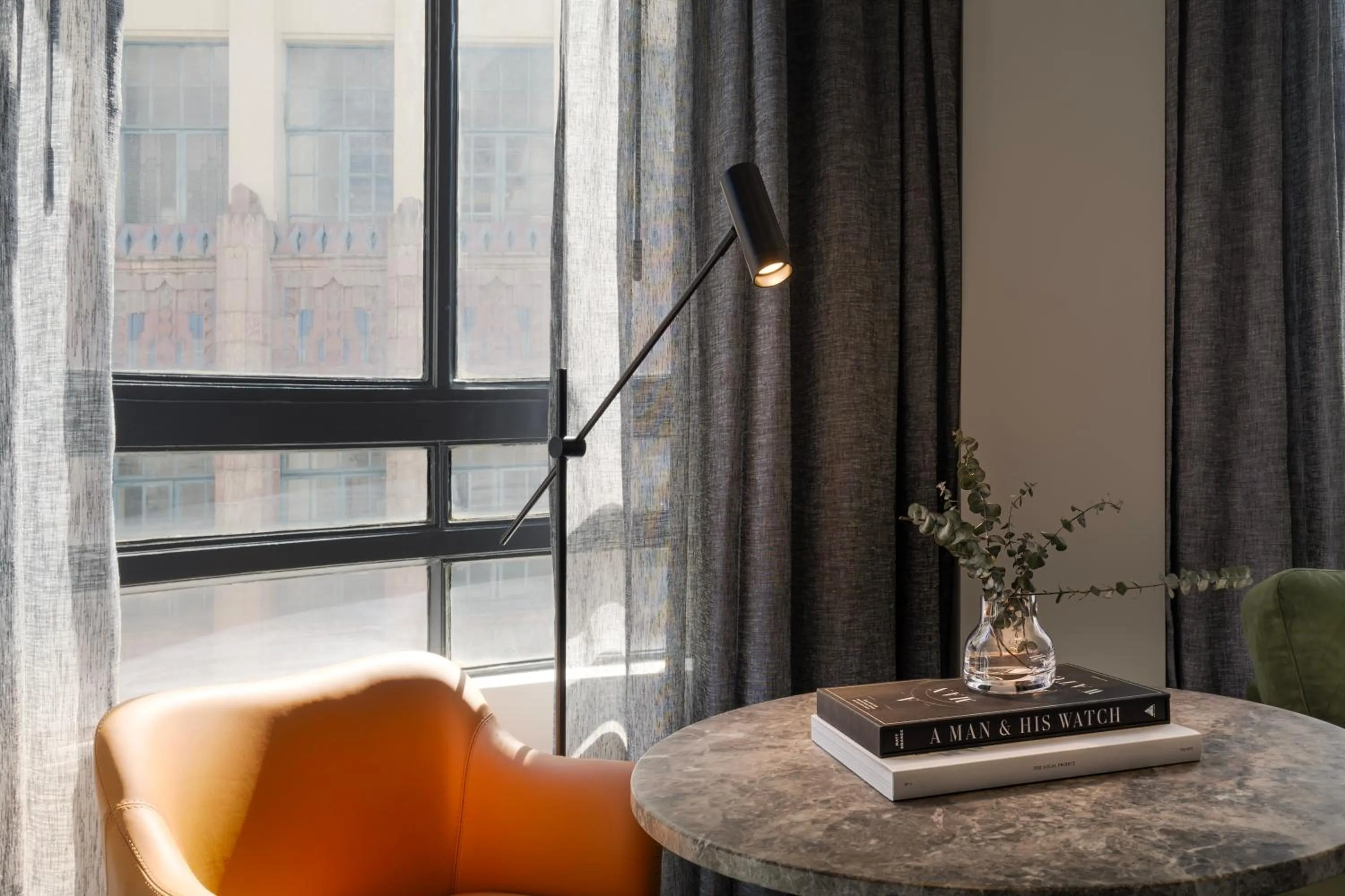 Living room in The Howey