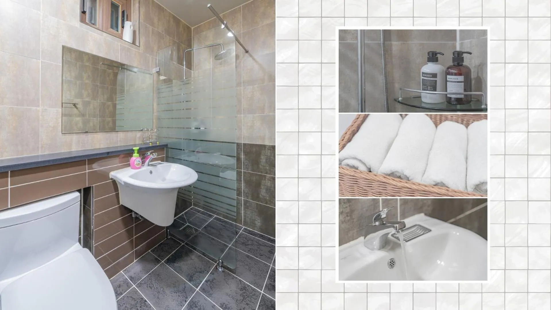 Shower in Maremonte Pension