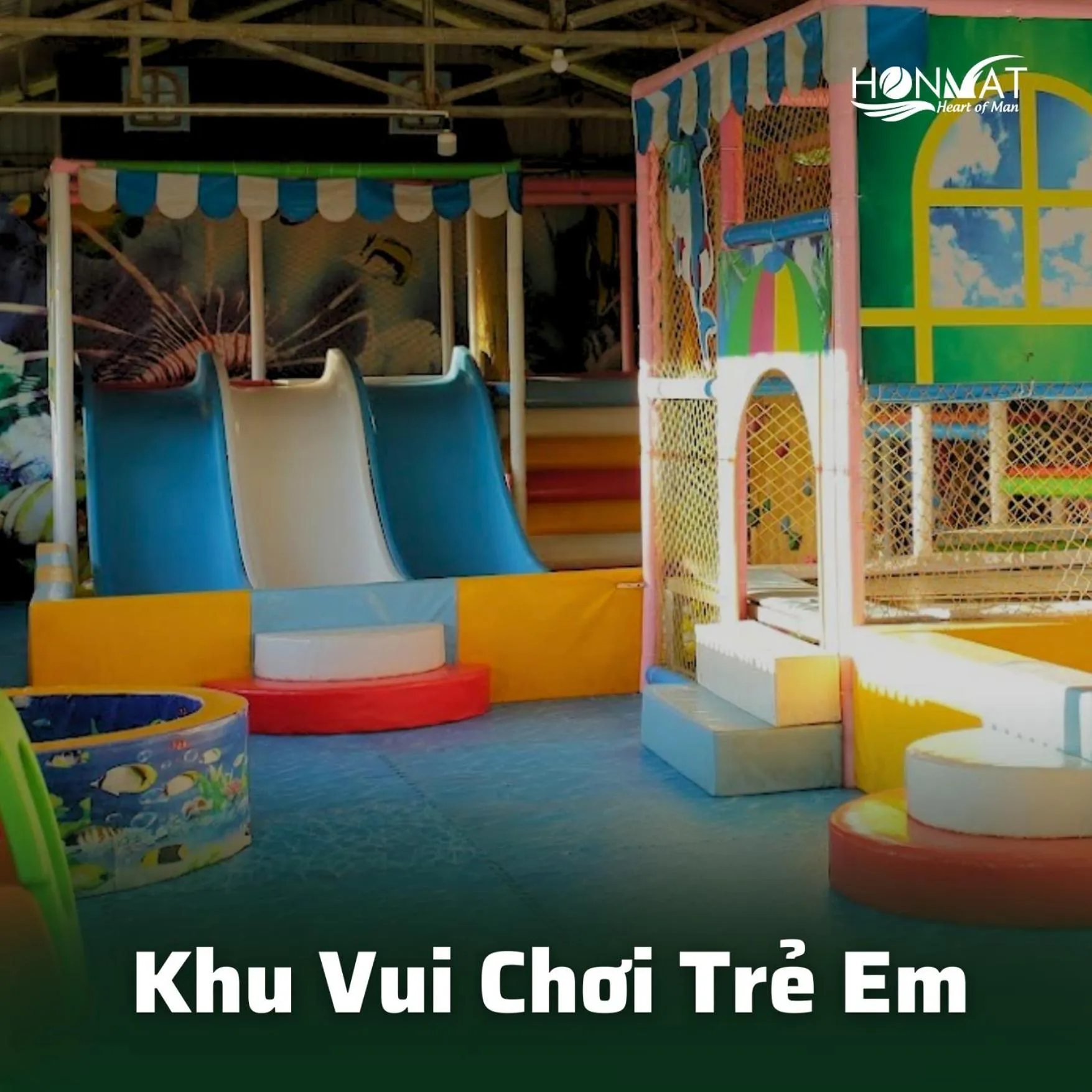 Children play ground in KHU DU LỊCH SINH THÁI HÒN MÁT