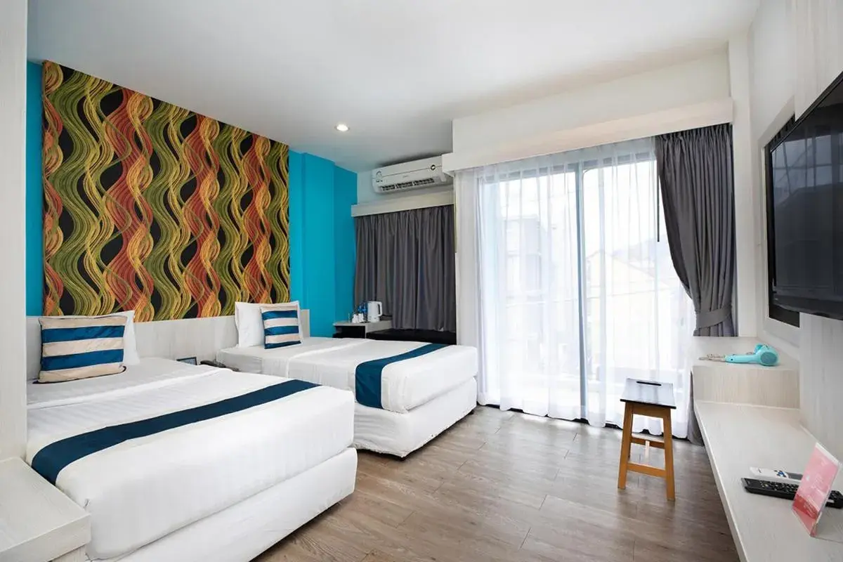 Deluxe Twin Room in iCheck inn Chill Patong Deluxe Twin Room in iCheck inn Chill Patong