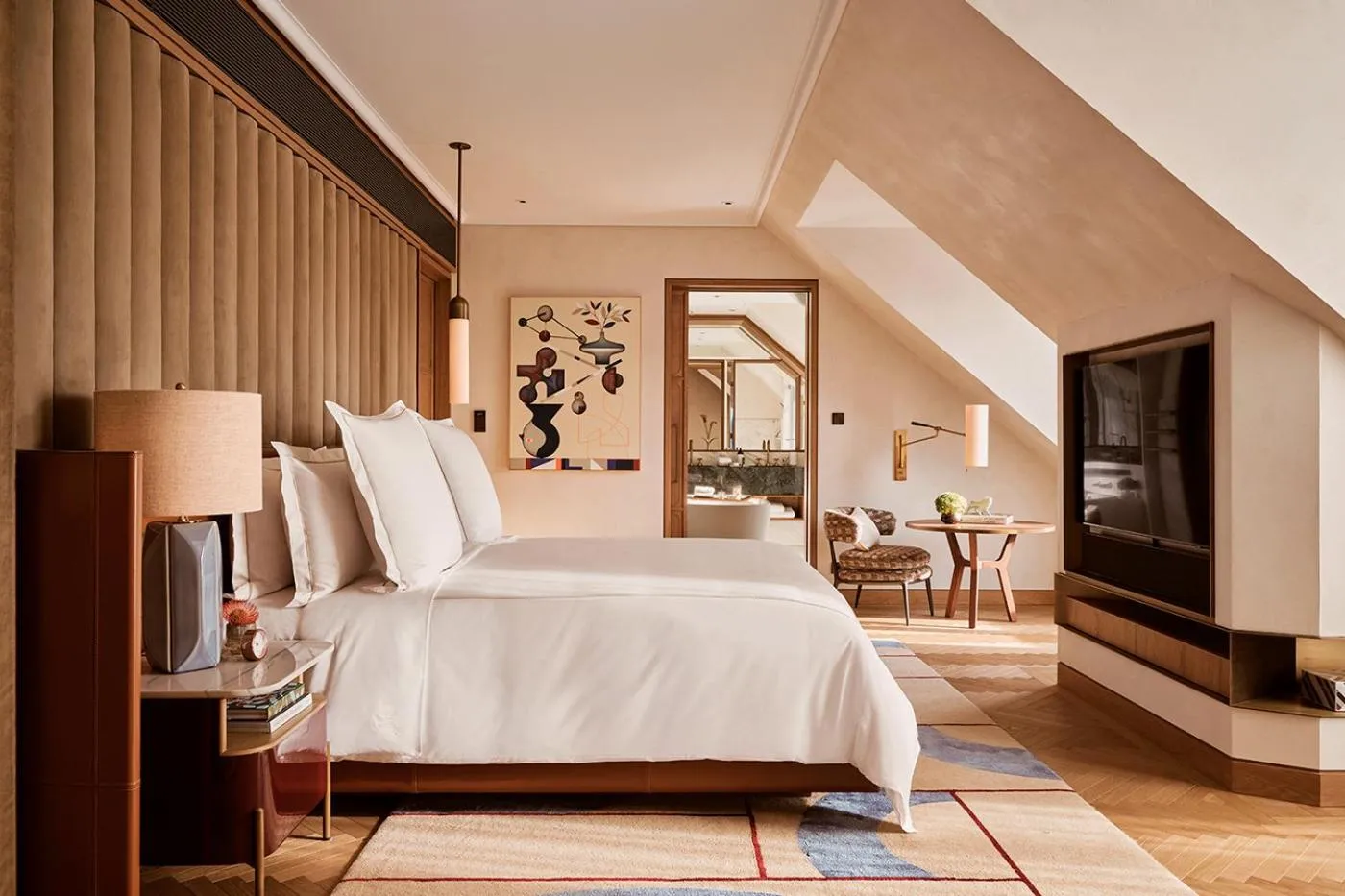 Bedroom, Bed in Rosewood Munich