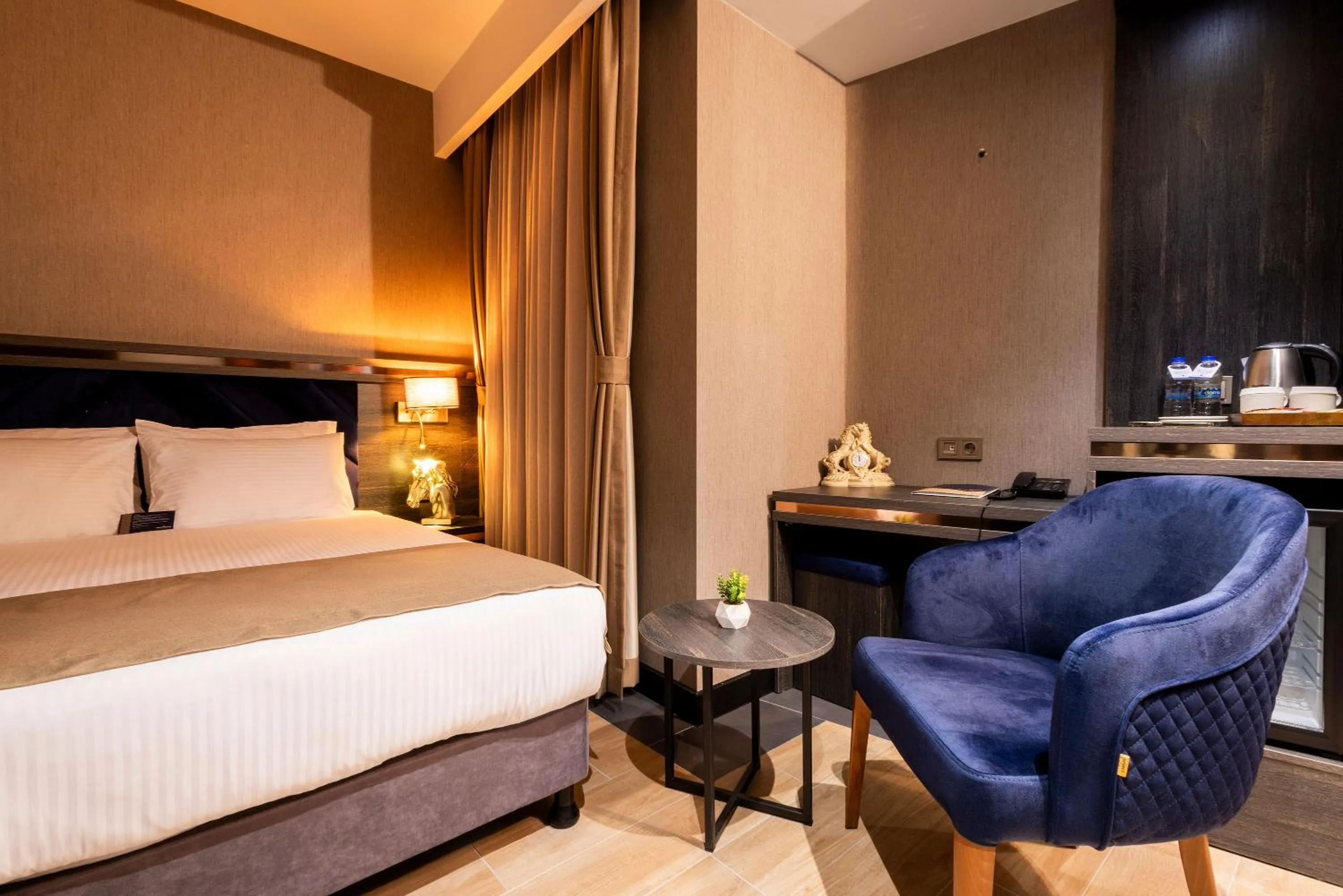 Bed in WestDoor Hotel