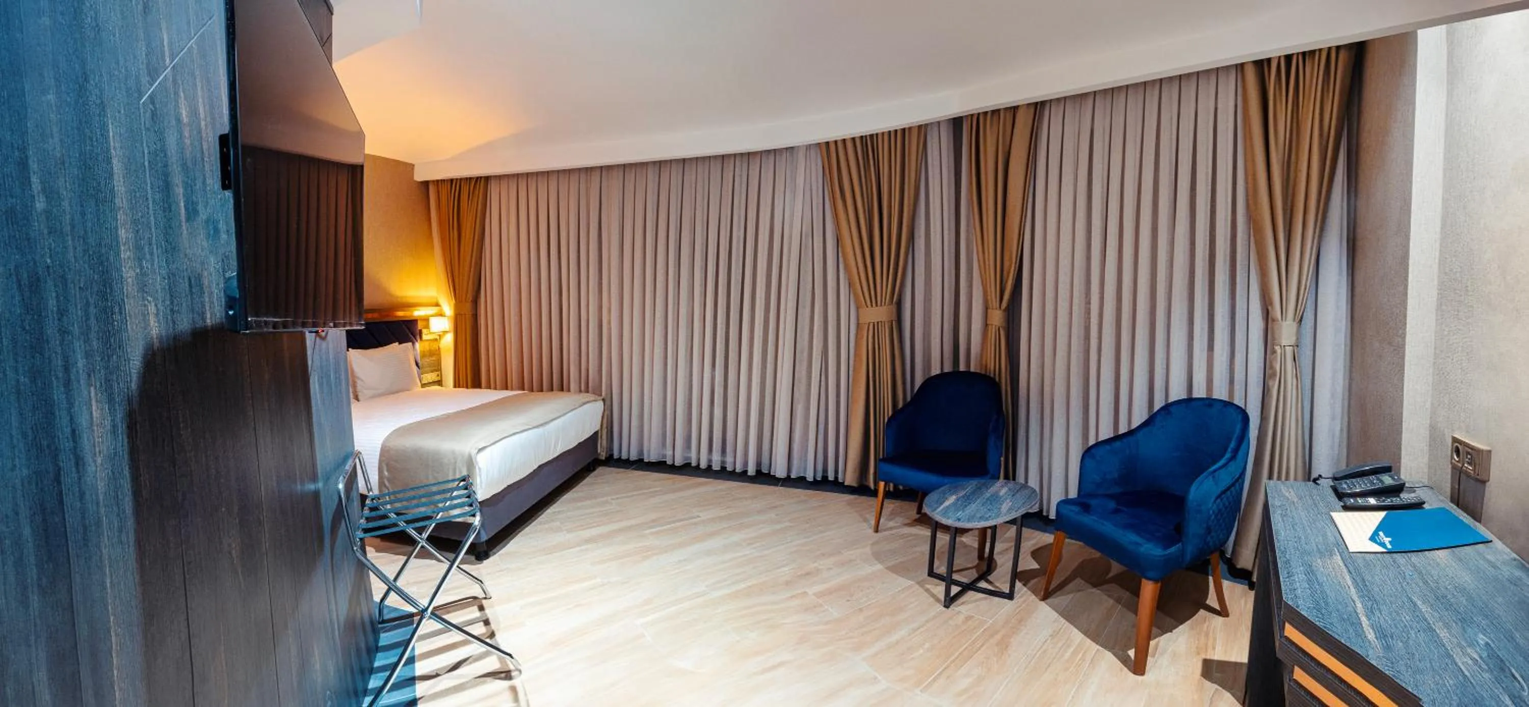 Bed in WestDoor Hotel