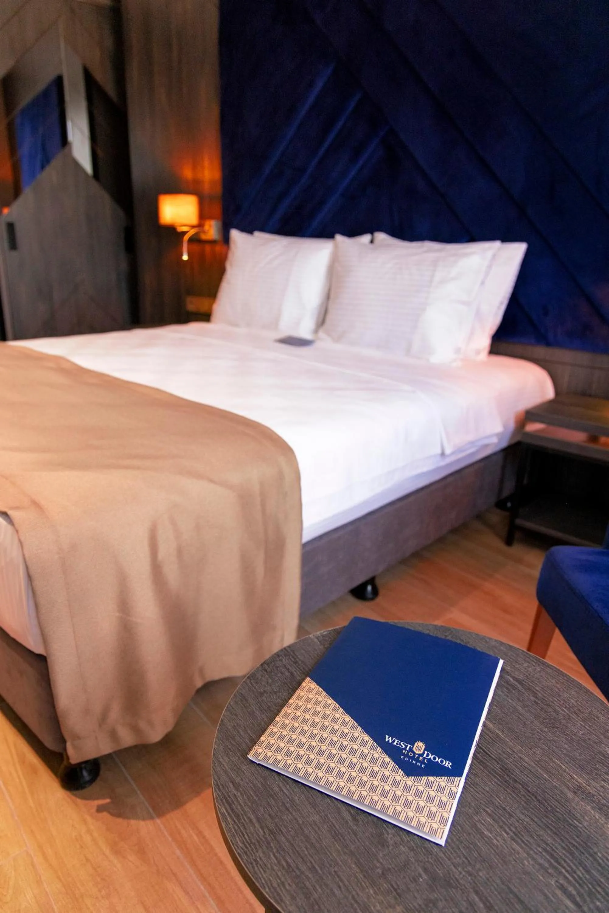 Bed in WestDoor Hotel