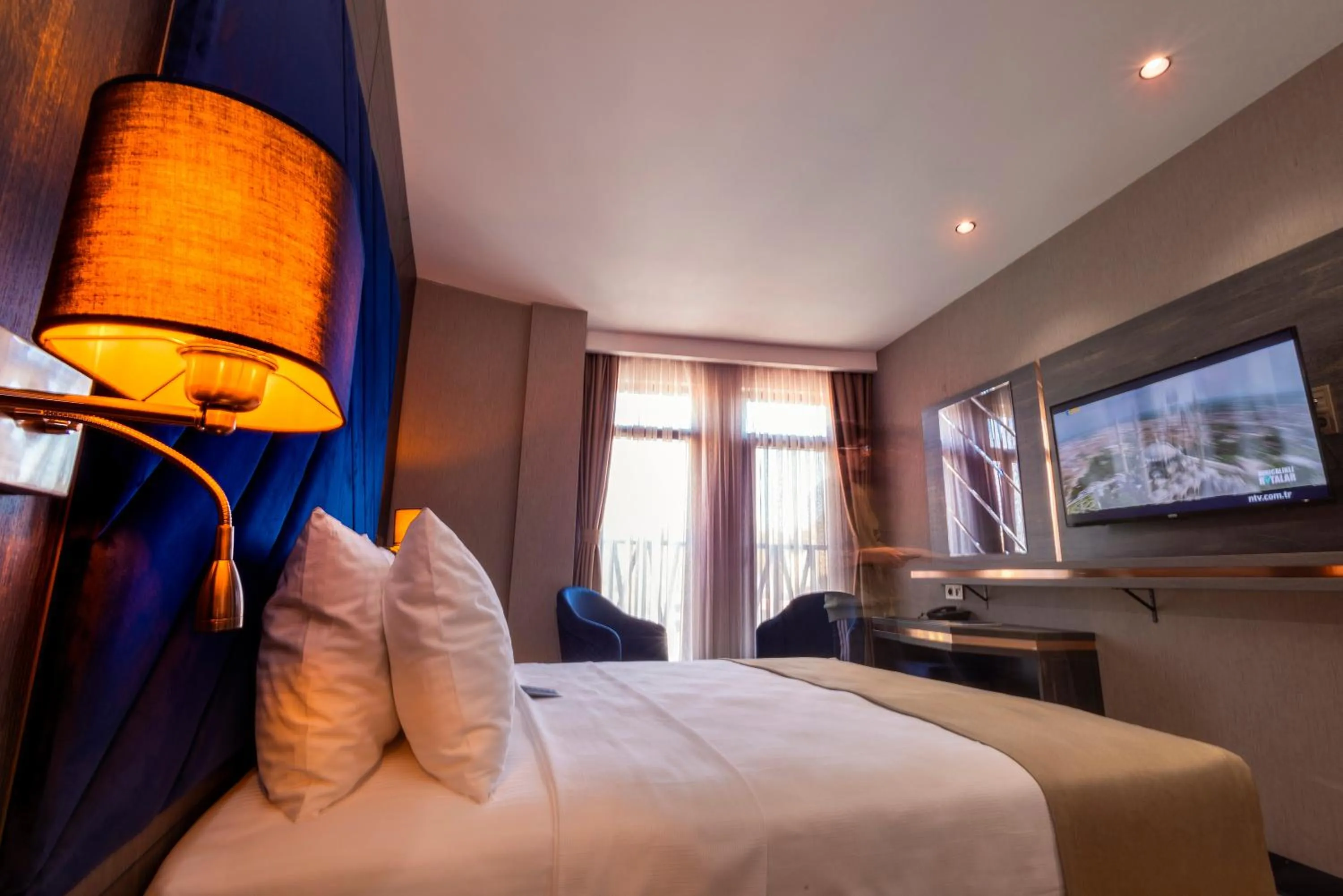 Bed in WestDoor Hotel